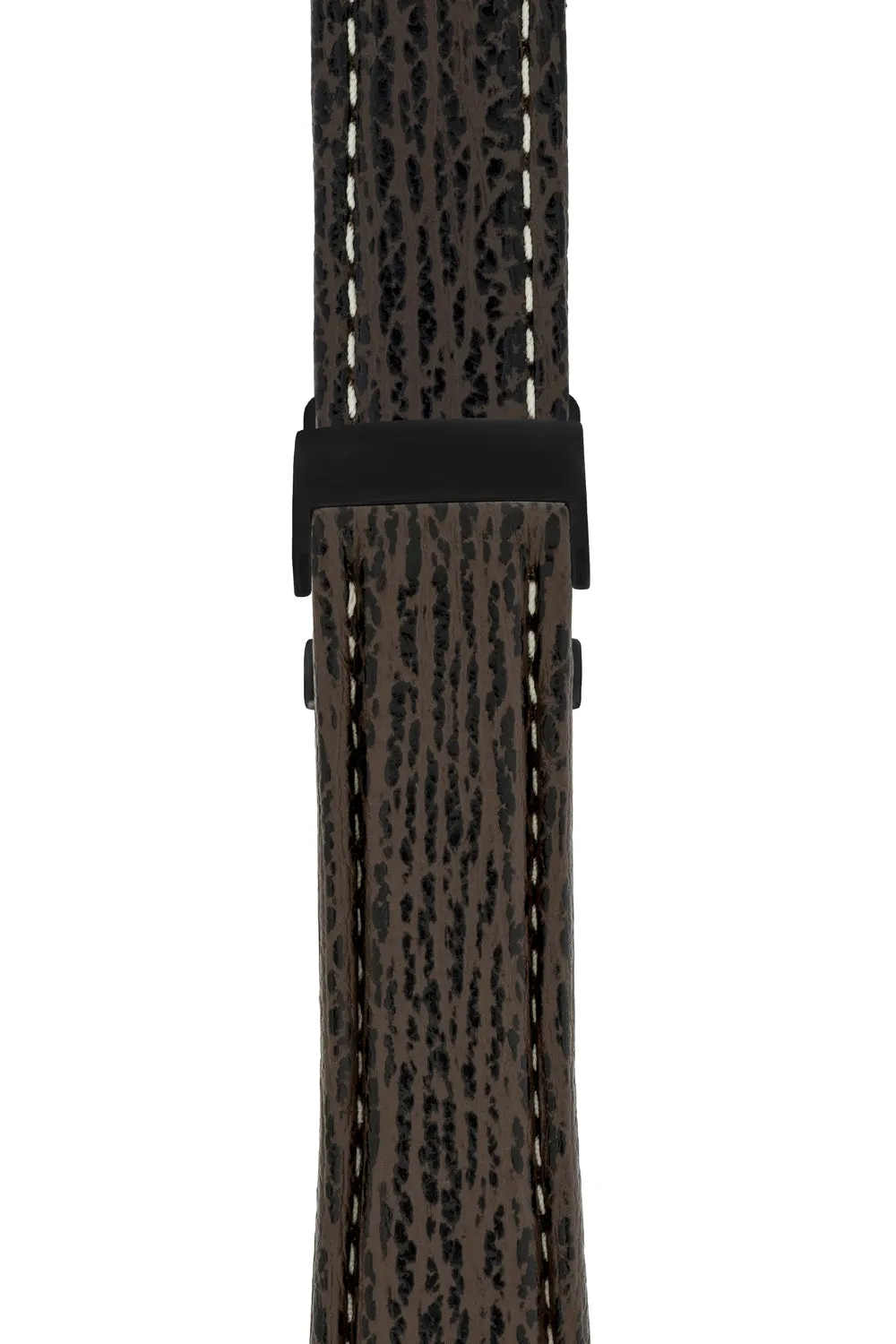 Breitling-Style Shark Deployment Watch Strap in BROWN