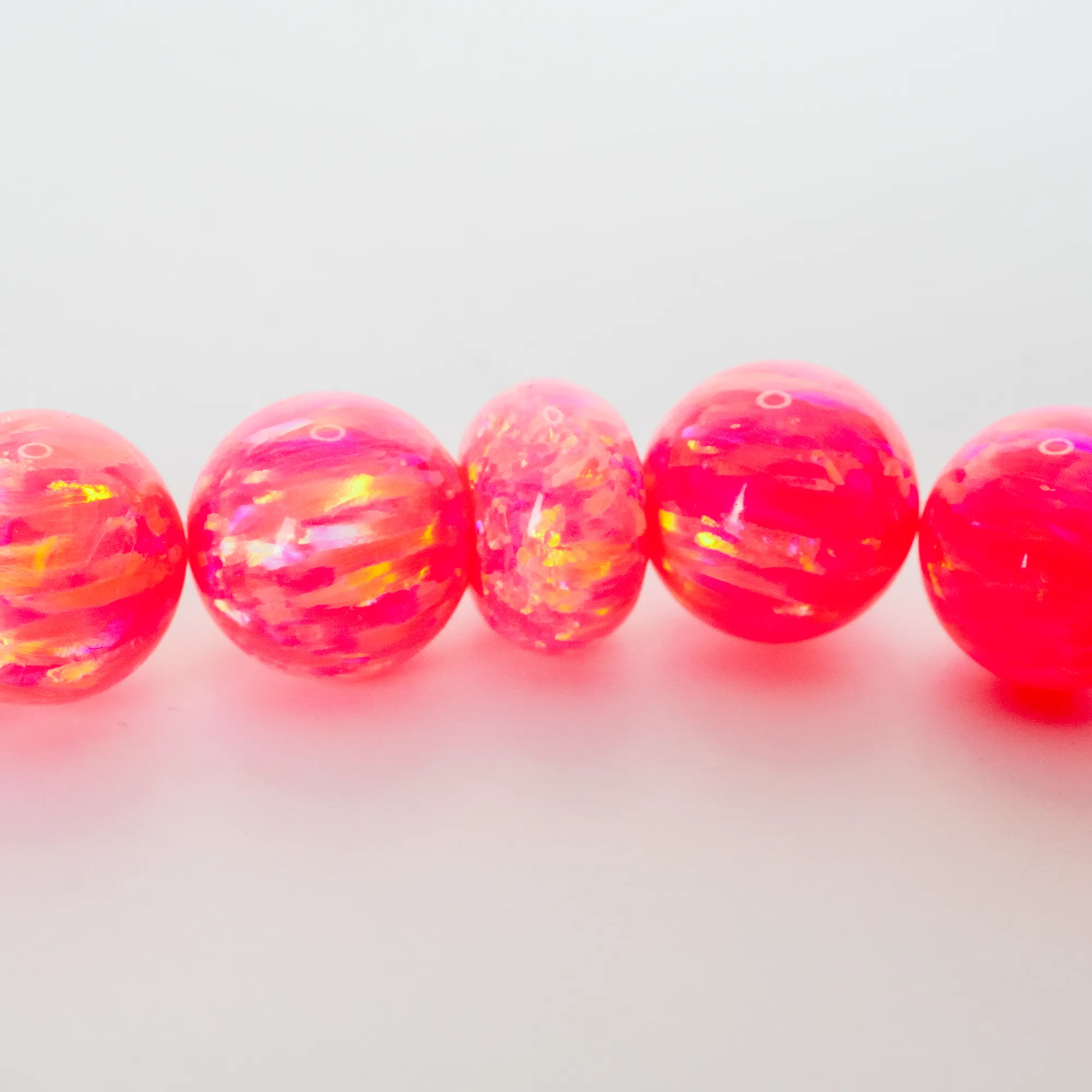 Bubblegum Opal Beaded Bracelet