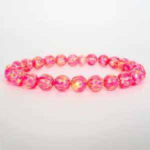 Bubblegum Opal Beaded Bracelet