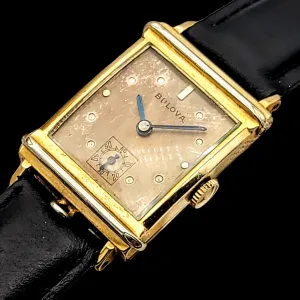 BULOVA 1941 "Two Tone" Watch - Rose Gold Dial