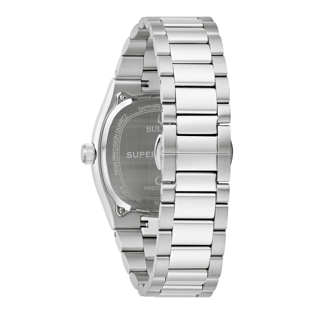 Bulova Super Seville Mens Stainless Steel Green Dial Watch