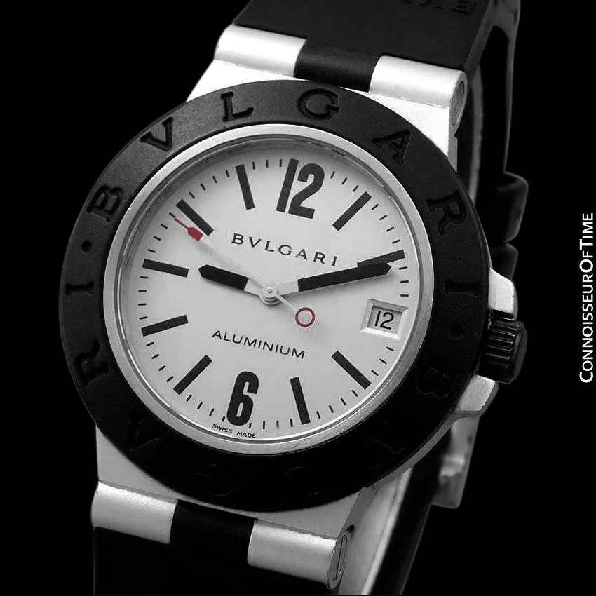 Bvlgari Bulgari Diagono Mens Automatic Watch, AL38A - Aluminum & Rubber