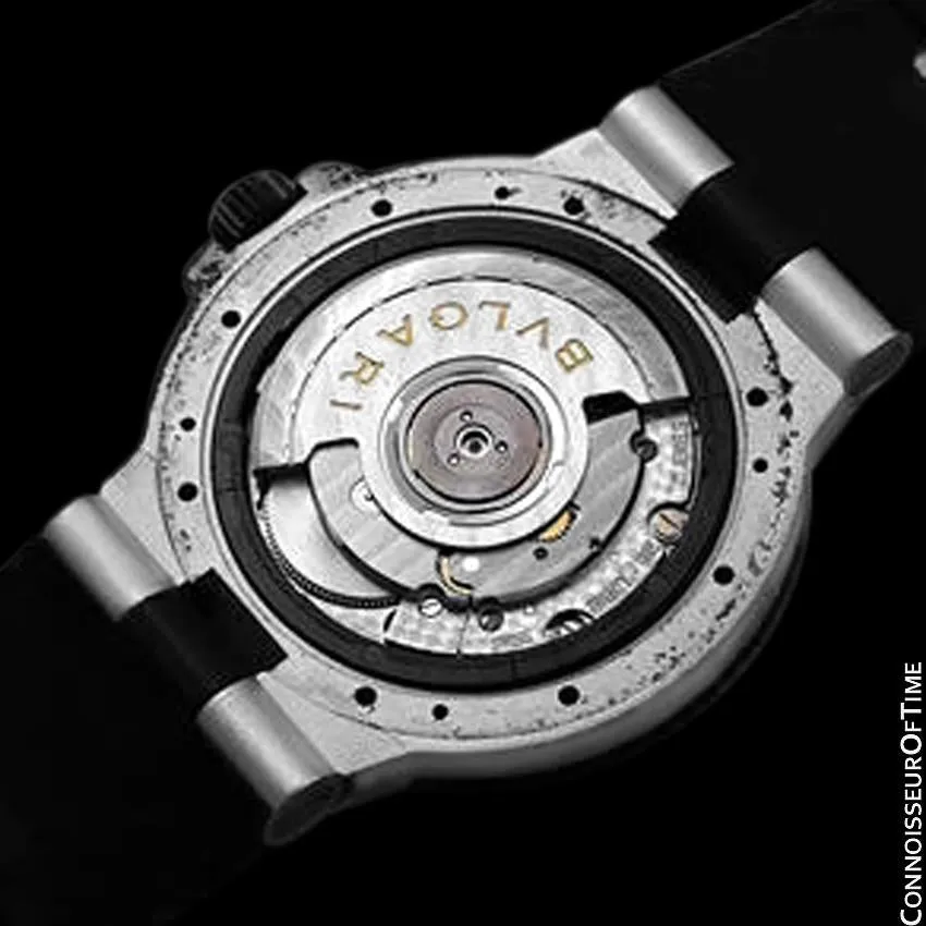 Bvlgari Bulgari Diagono Mens Automatic Watch, AL38A - Aluminum & Rubber