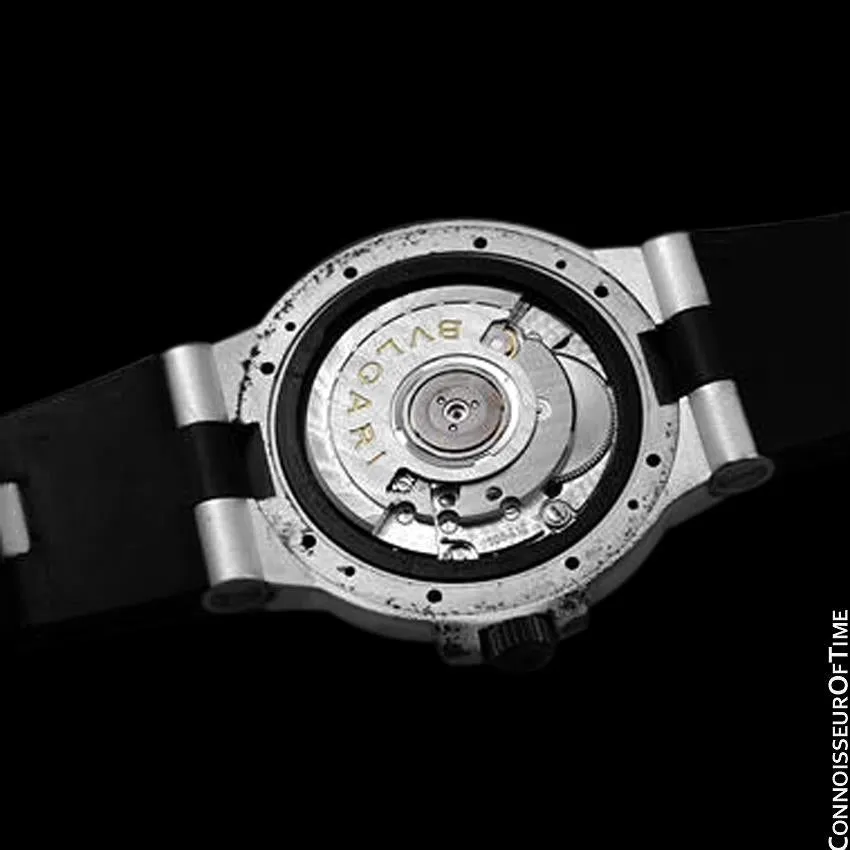 Bvlgari Bulgari Diagono Mens Automatic Watch, AL38A - Aluminum & Rubber