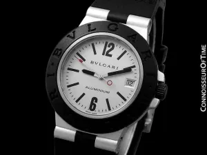 Bvlgari Bulgari Diagono Mens Automatic Watch, AL38A - Aluminum & Rubber
