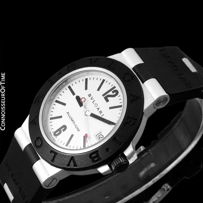 Bvlgari Bulgari Diagono Mens Automatic Watch, AL38A - Aluminum & Rubber
