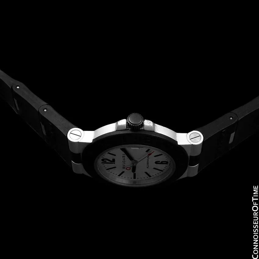 Bvlgari Bulgari Diagono Mens Automatic Watch, AL38A - Aluminum & Rubber
