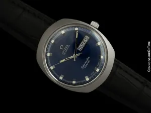 c. 1968 Omega Seamaster Cosmic Vintage Mens Day Date Cal. 752 Automatic Watch - Stainless Steel