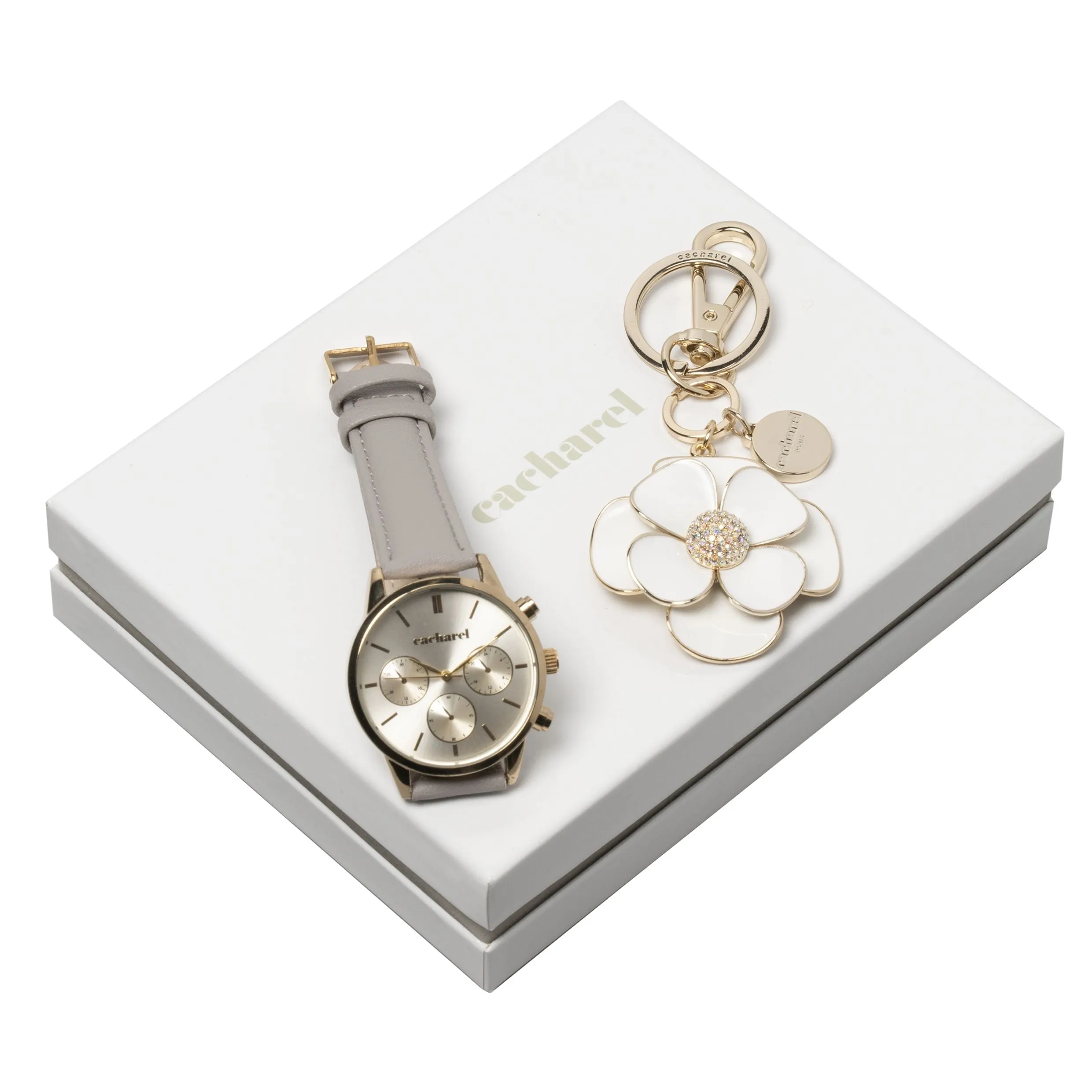 Cacharel CPKK937-Set Madeleine (key ring & watch)