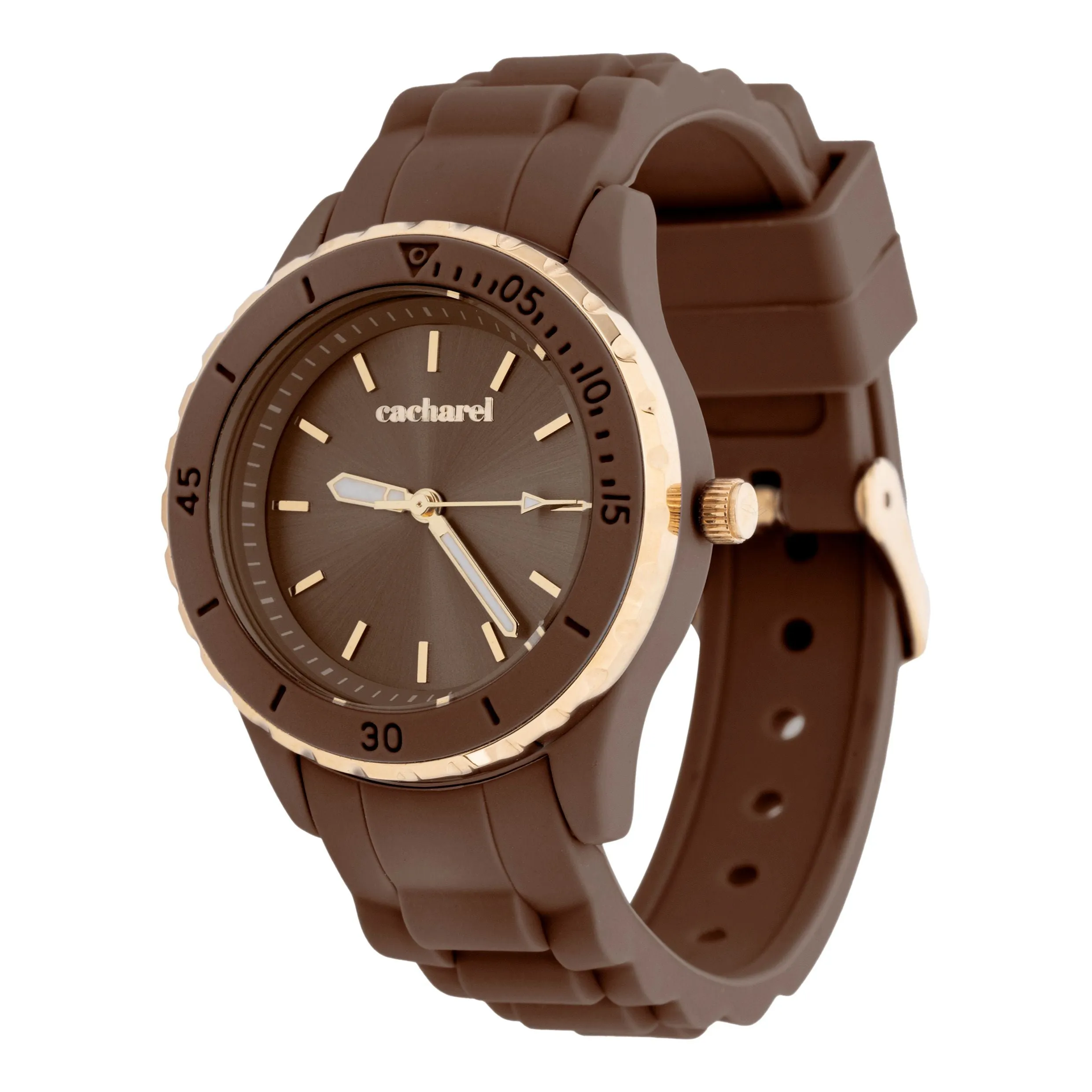 Cacharel CPLN333Y-Set Albane Marron (lady purse & watch)
