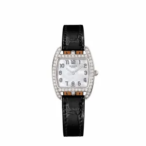 CAPE COD - MOTHER OF PEARL TONNEAU DIAMOND SET SMALL WATCH