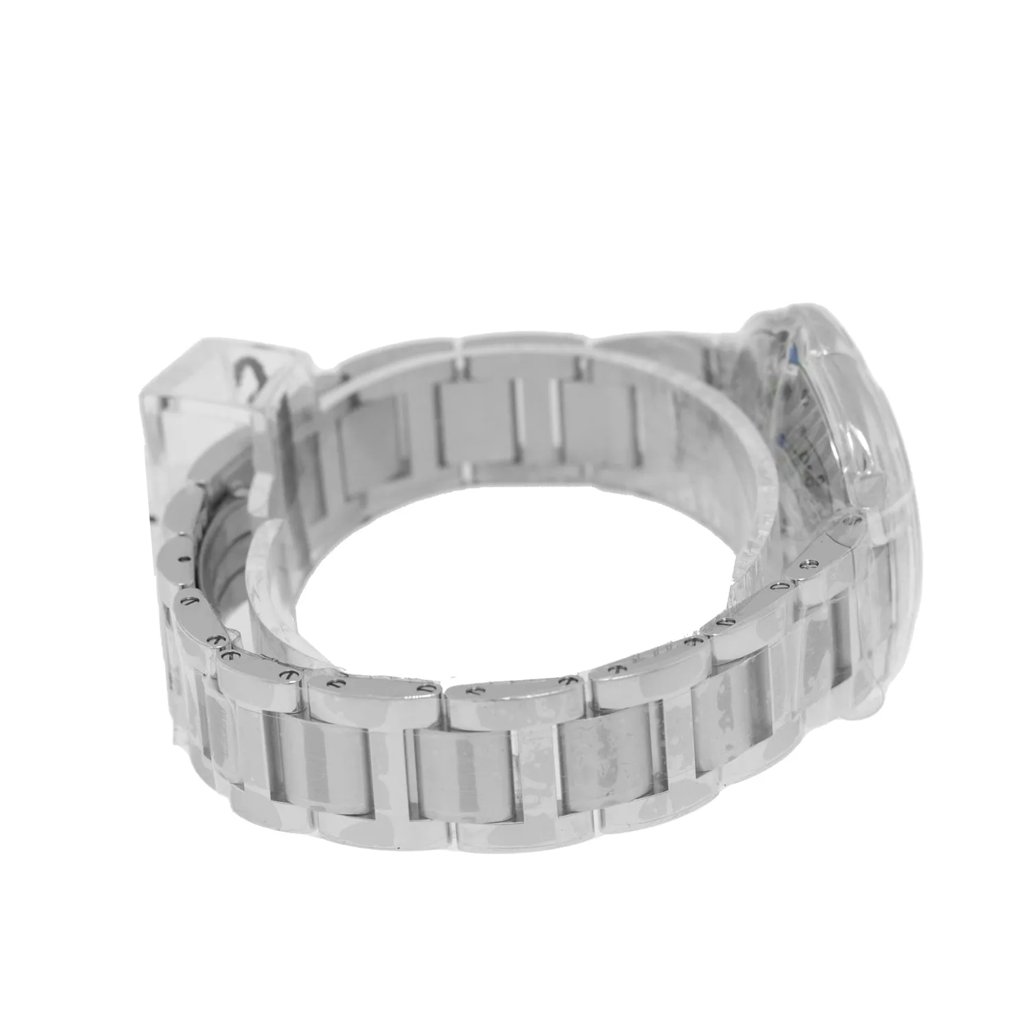 Cartier Ballon Bleu 33mm Stainless Steel Silver Roman Dial WSBB0044