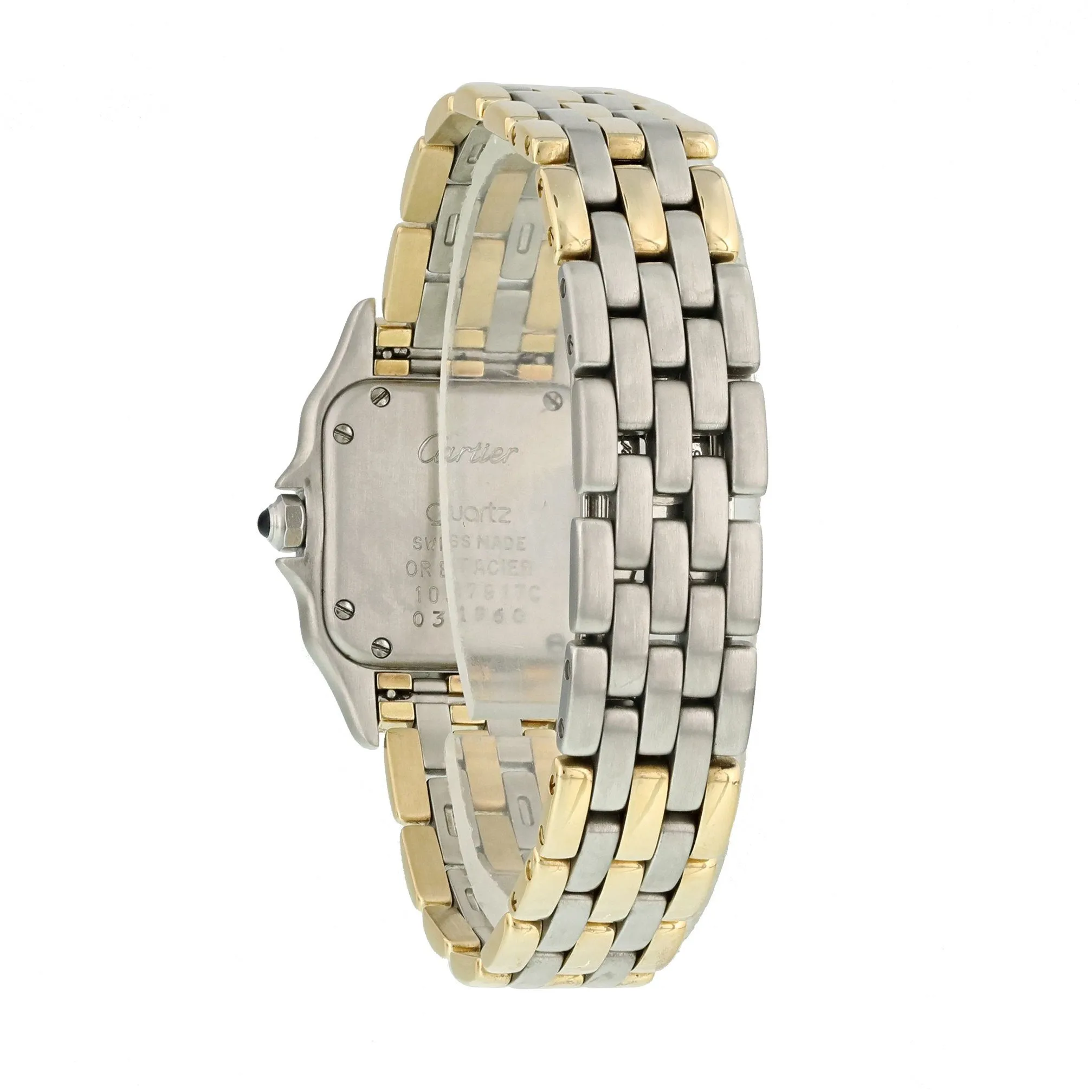 Cartier Panthere 1057917 3 Row Ladies Watch Original Box