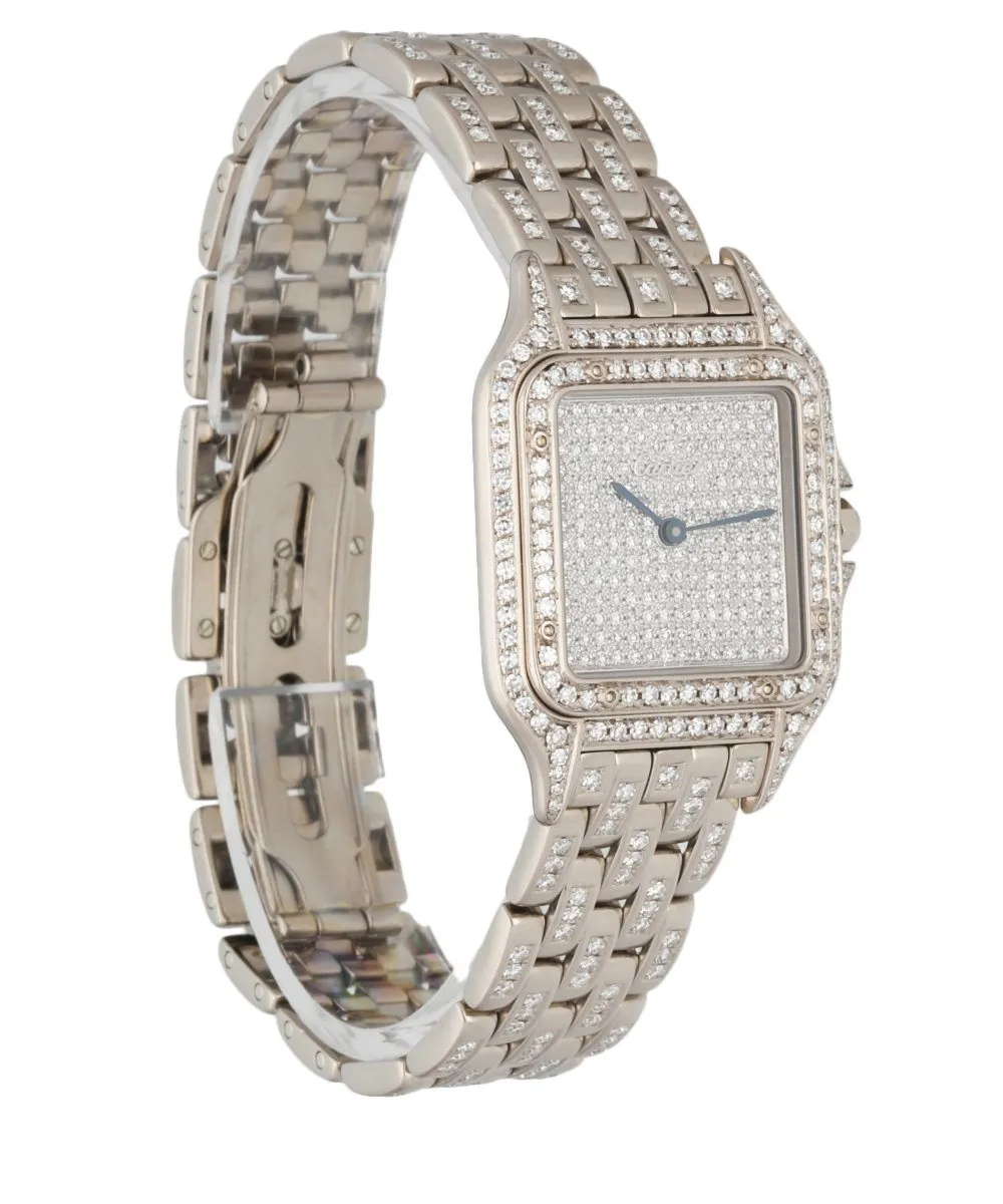 Cartier Panthere 18K White Gold Full Factory Diamonds