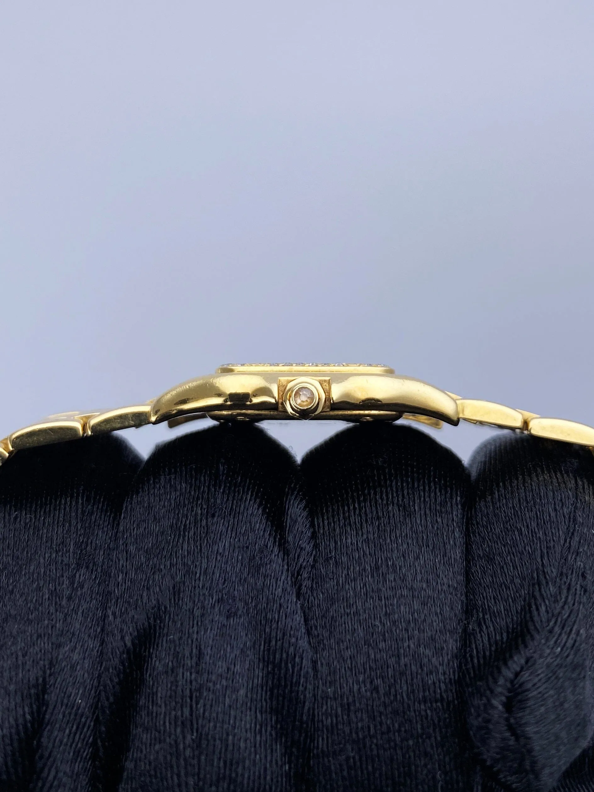 Cartier Panthere 8669 Diamond Bezel 18K Yellow Gold Ladies Watch