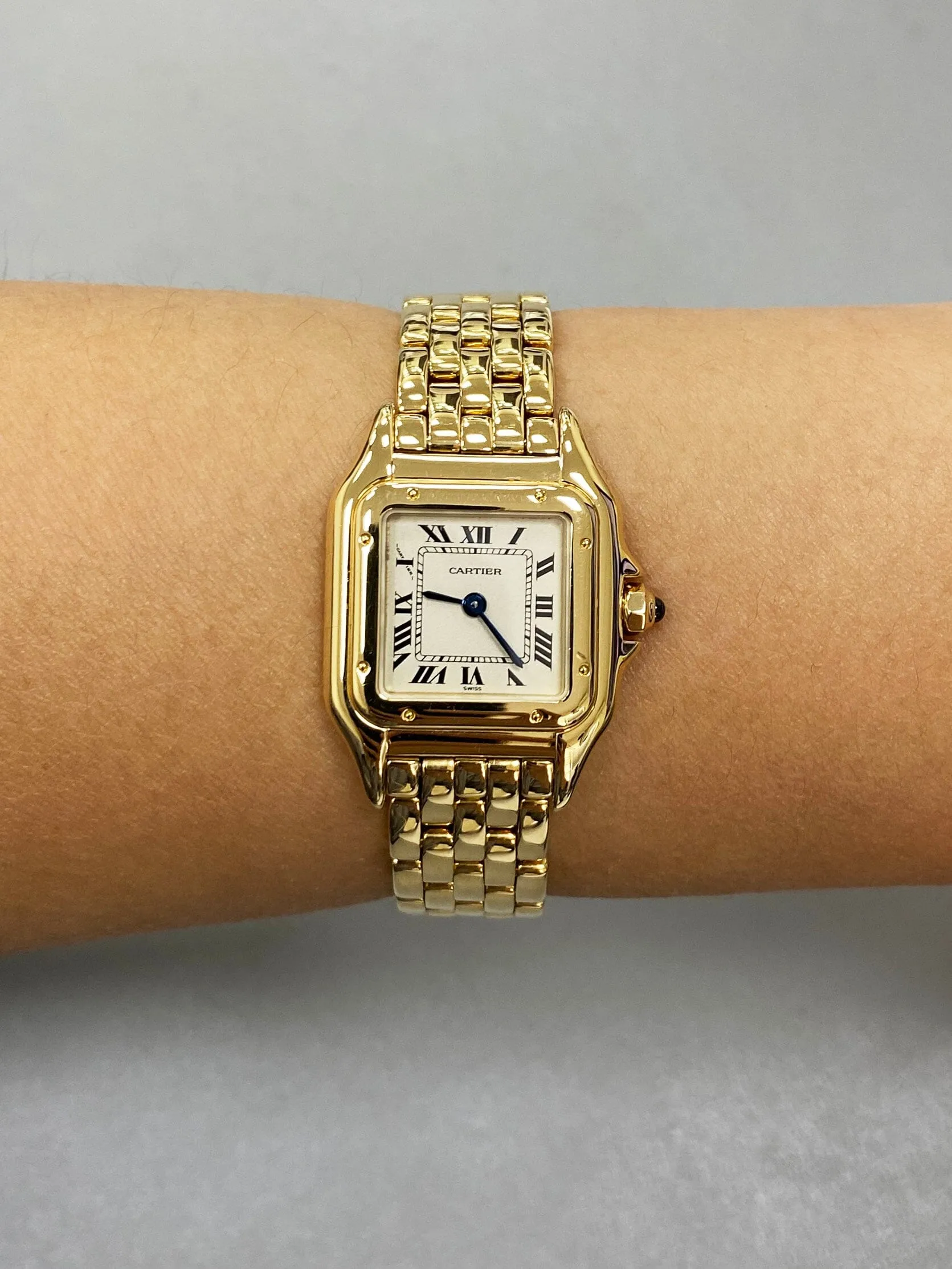 Cartier Panthere W25022B9 18K Yellow Gold Ladies Watch Box Papers