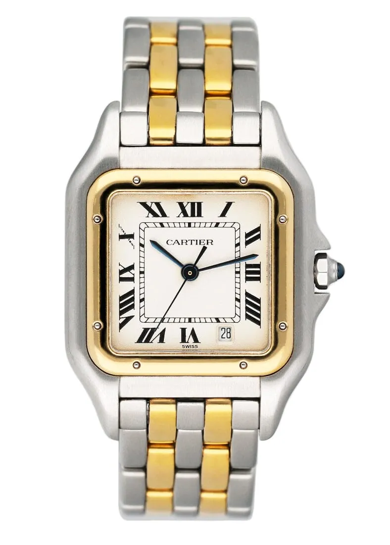 Cartier Panthere W25028B6 Midsize Two Tone Ladies Watch