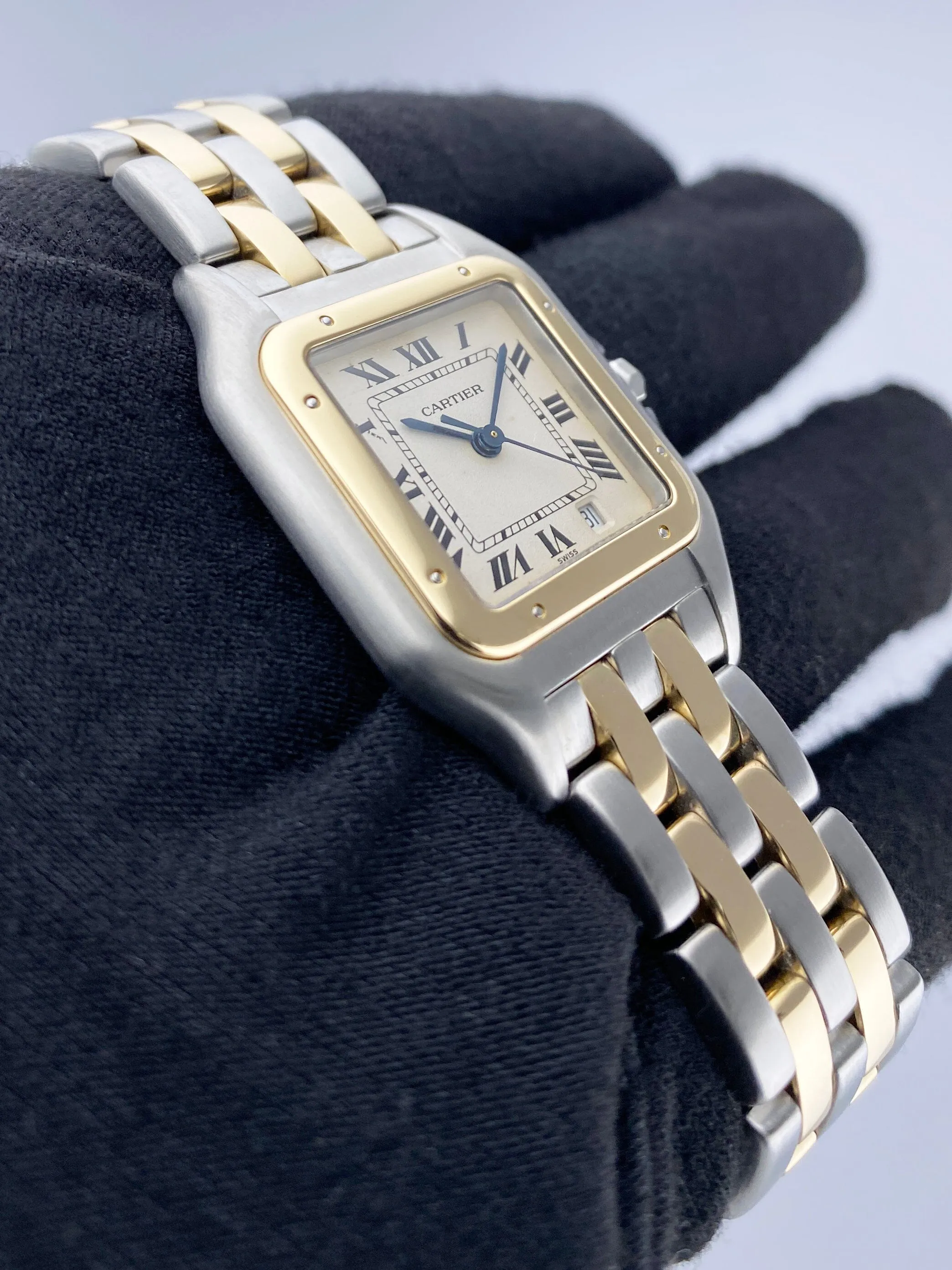 Cartier Panthere W25028B6 Midsize Two Tone Ladies Watch