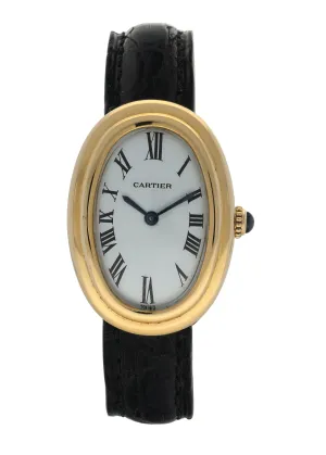 Cartier Paris Baignoire 18k Yellow Gold Ladies Watch