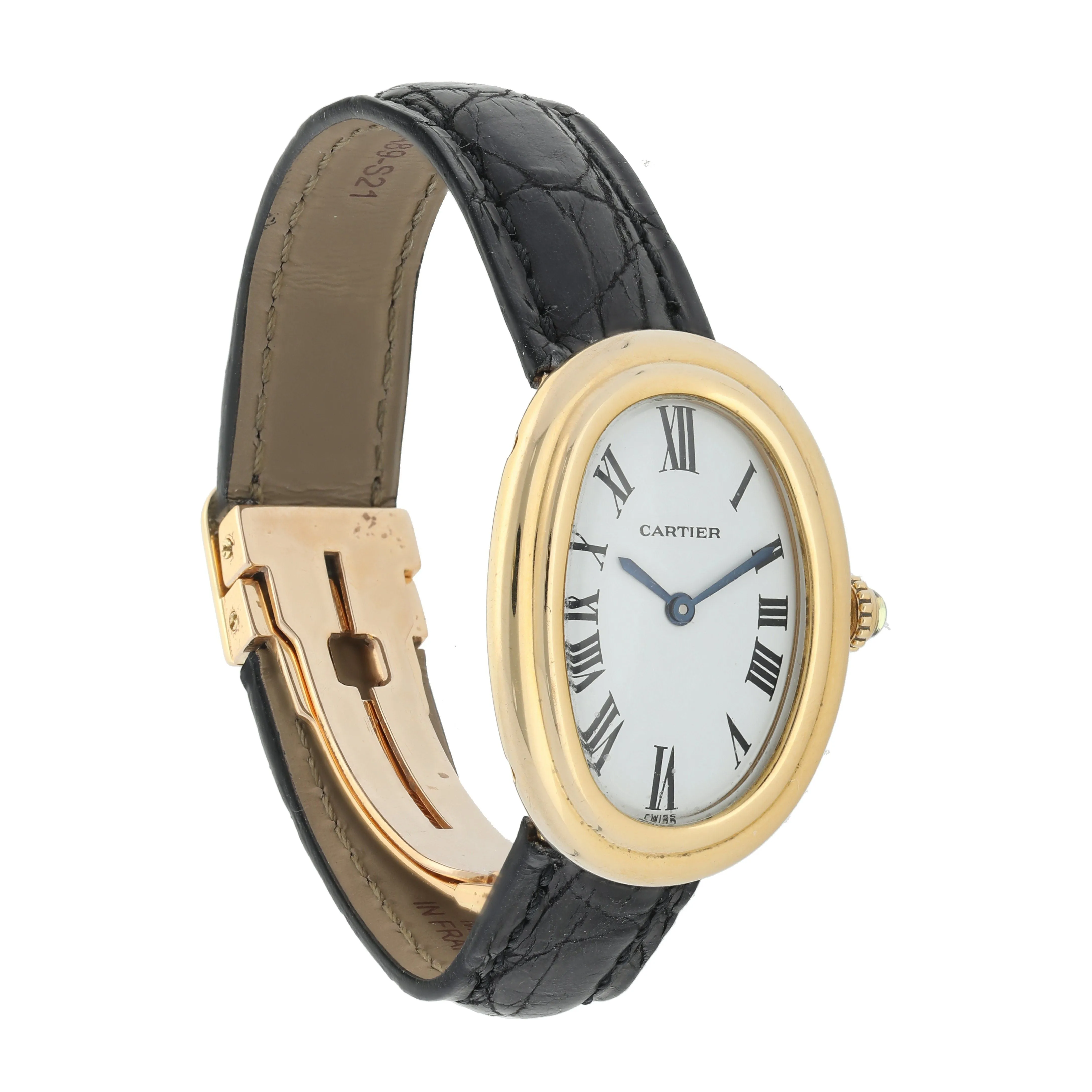 Cartier Paris Baignoire 18k Yellow Gold Ladies Watch
