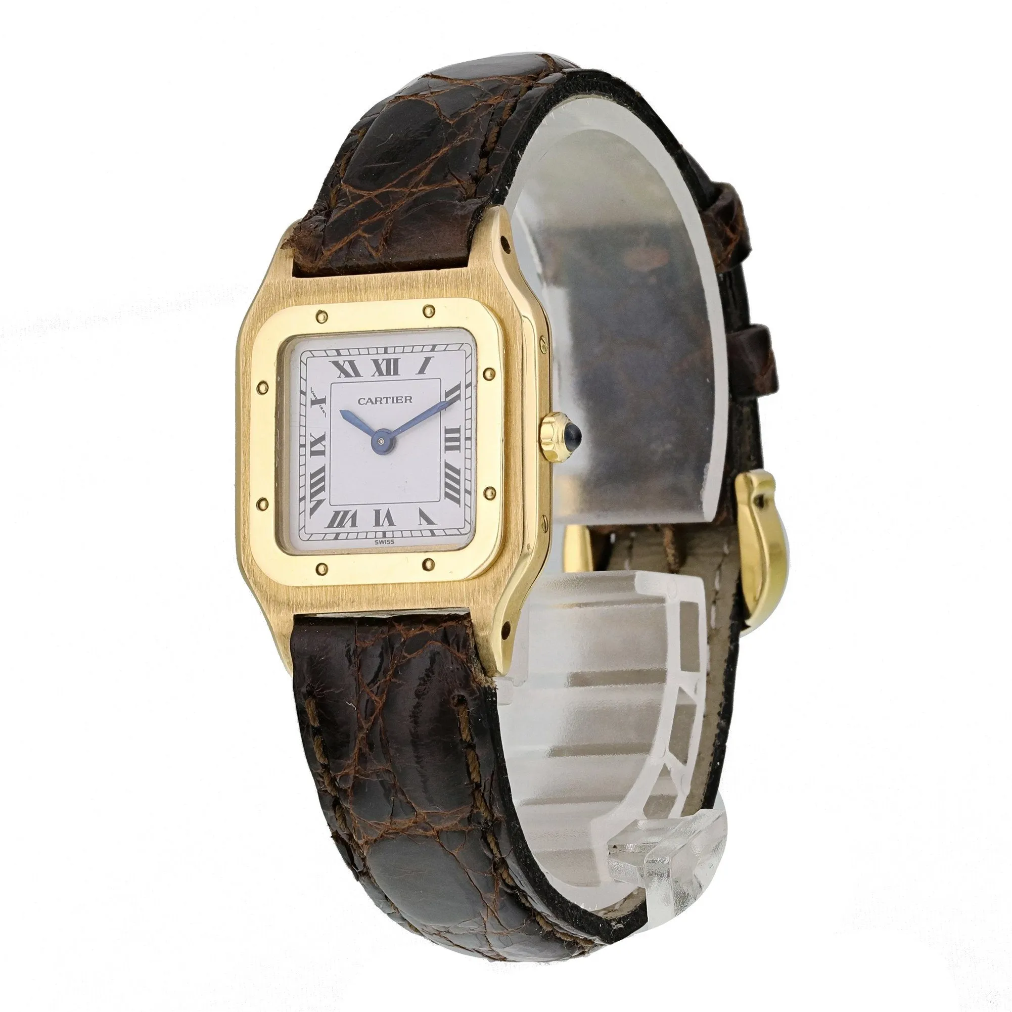 Cartier Paris Santos Dumont 18k Ladies Watch