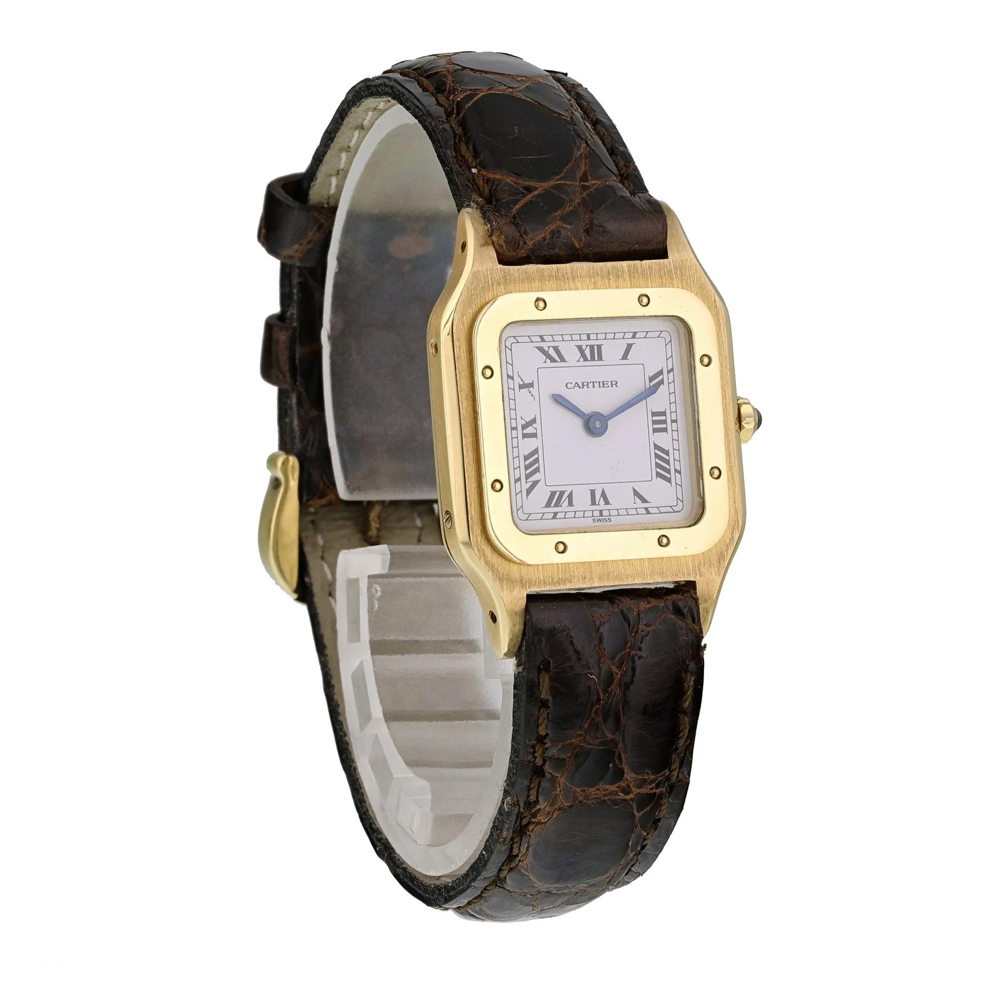 Cartier Paris Santos Dumont 18k Ladies Watch