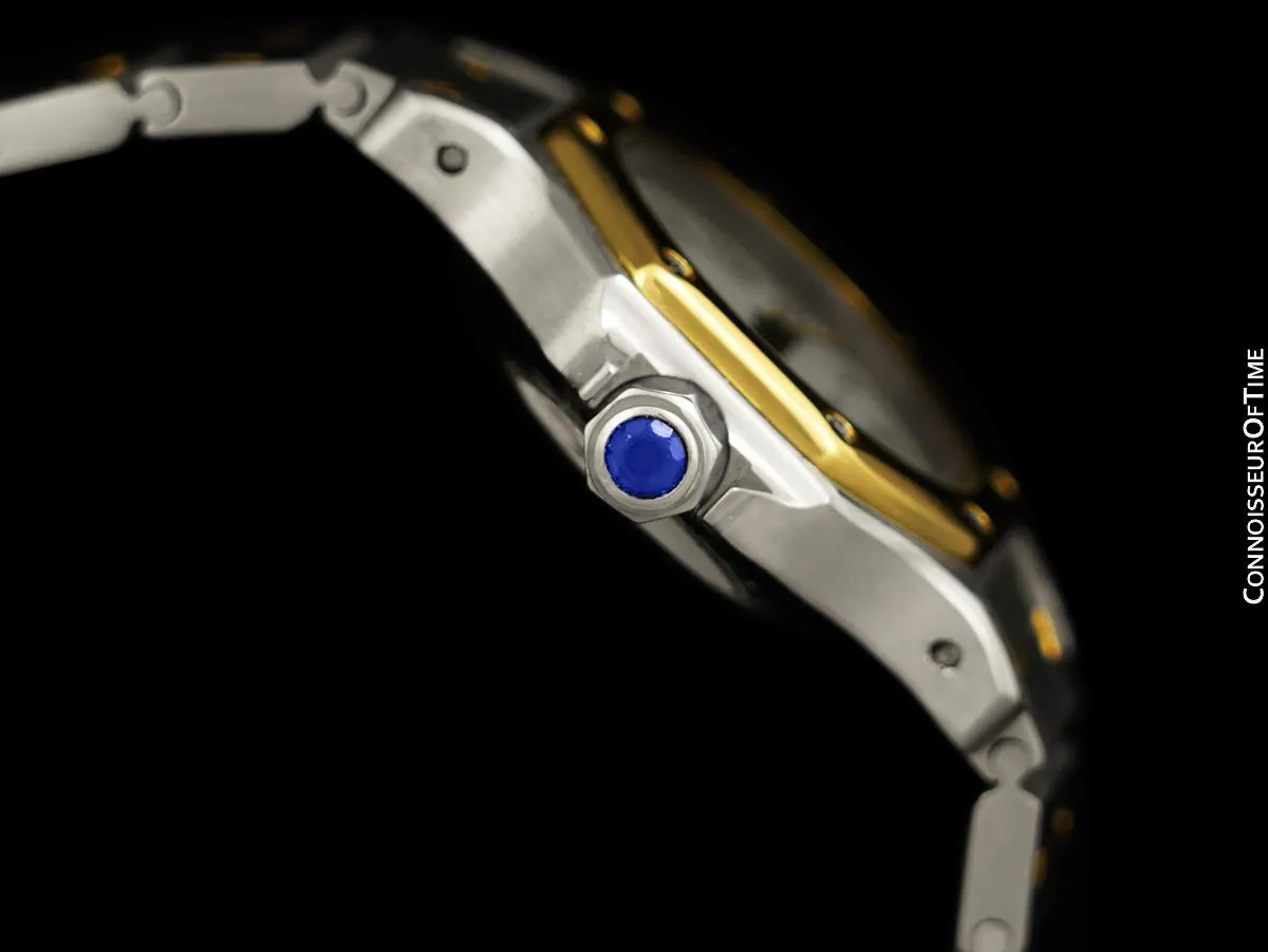 Cartier Santos Octagon Ladies Watch, Automatic - Stainless Steel & 18K Gold