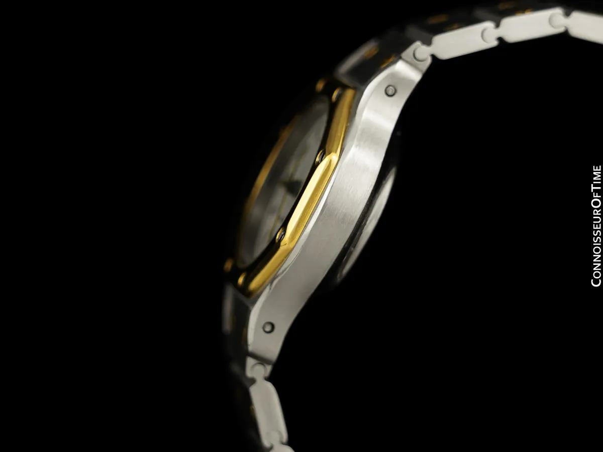 Cartier Santos Octagon Ladies Watch, Automatic - Stainless Steel & 18K Gold