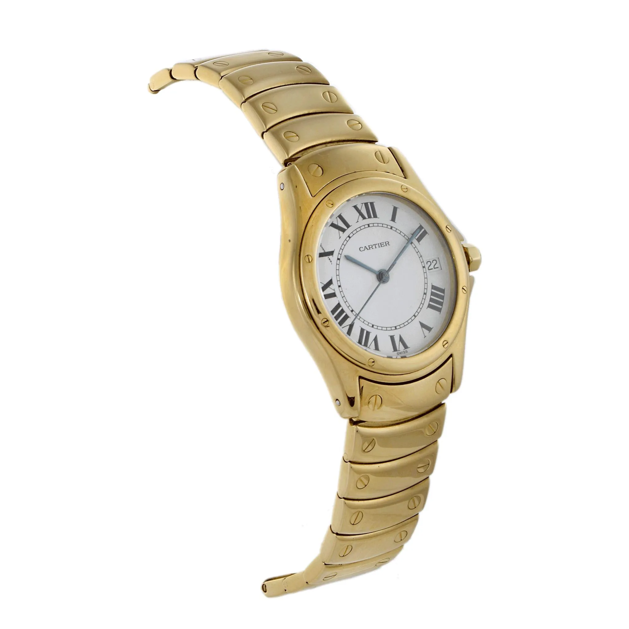 Cartier Santos Ronde Large Model 18K Yellow Gold – Automatic W20028G1
