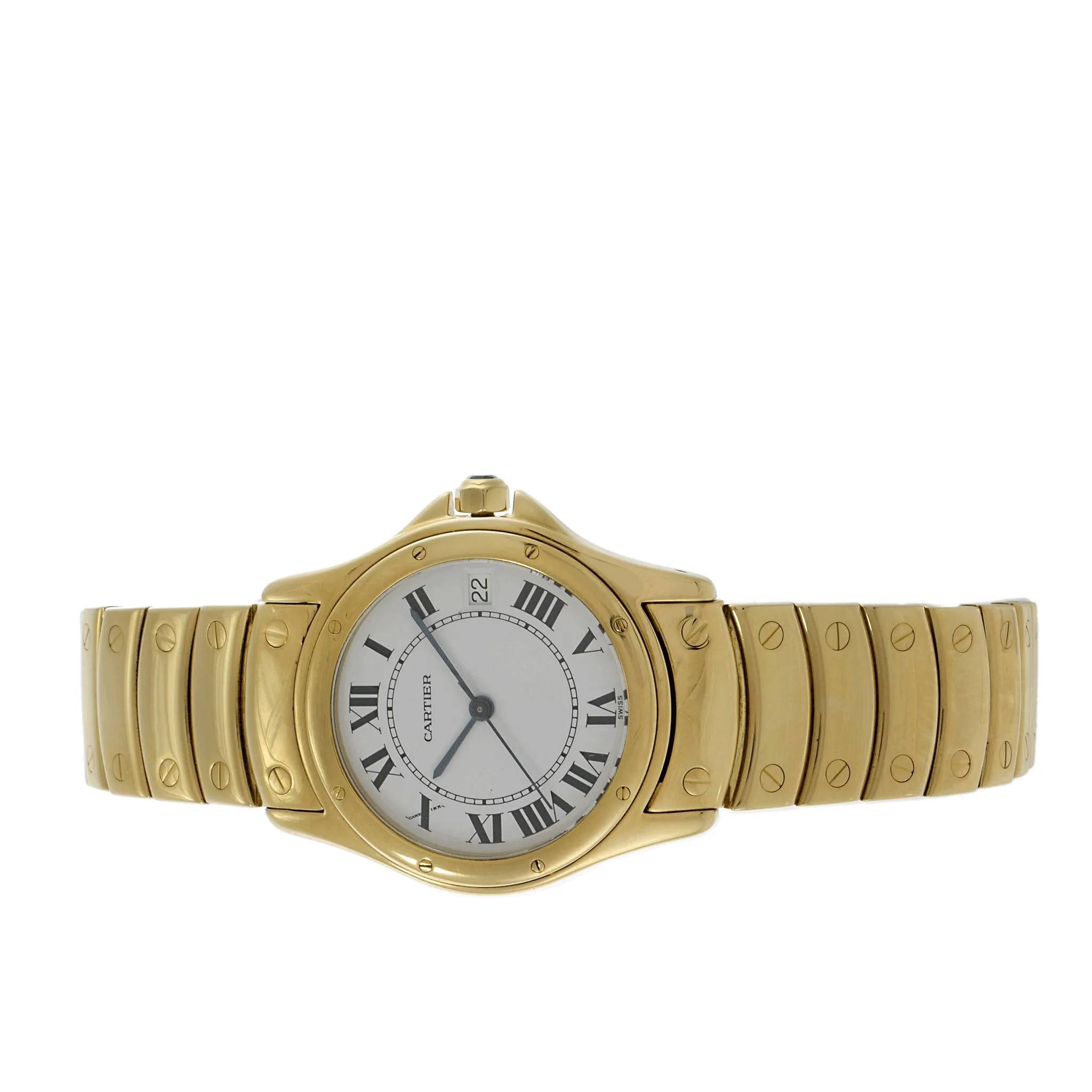 Cartier Santos Ronde Large Model 18K Yellow Gold – Automatic W20028G1