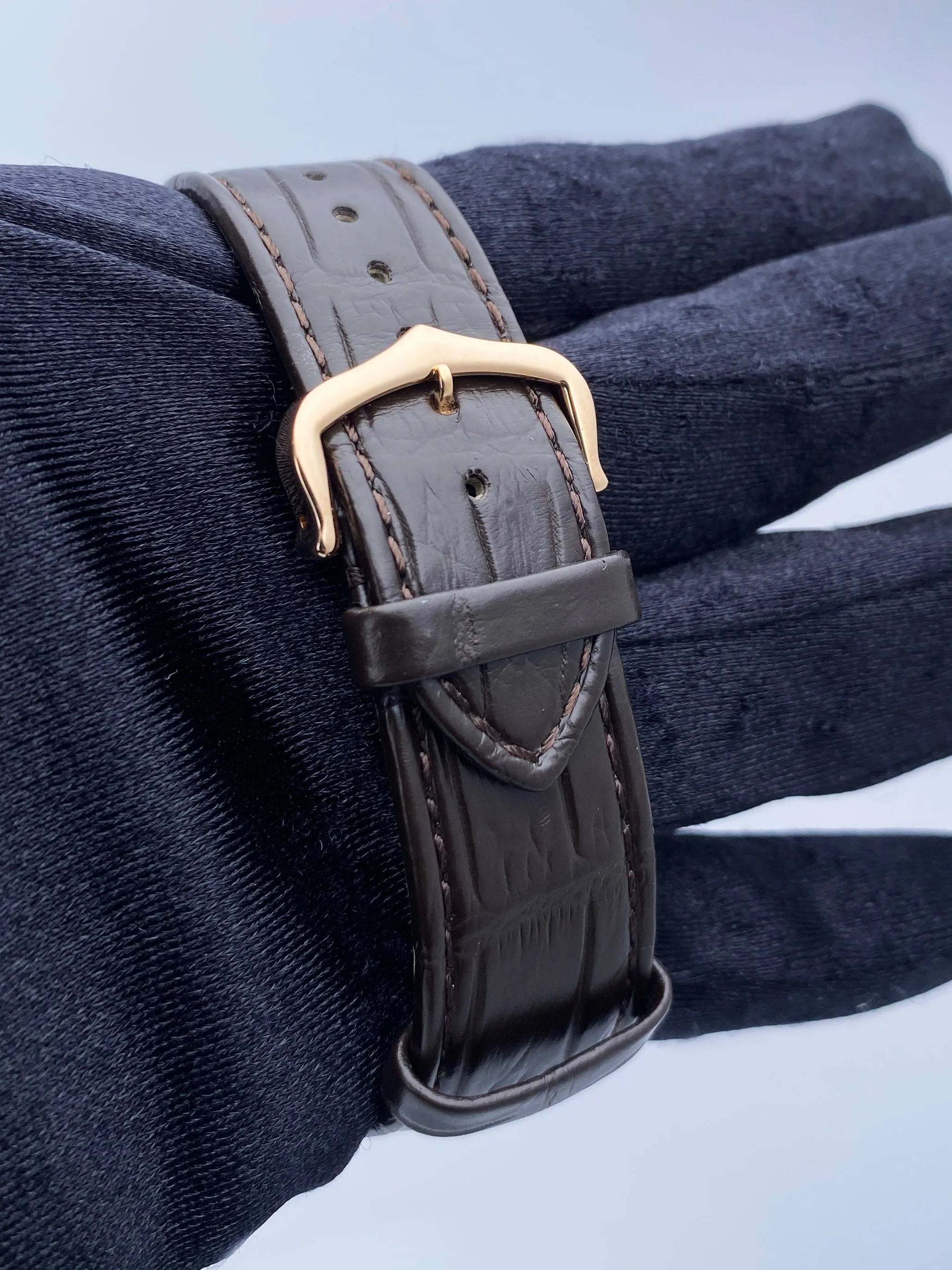 Cartier Tank Solo XL W5200026 18K Rose Gold Mens Watch Box Papers
