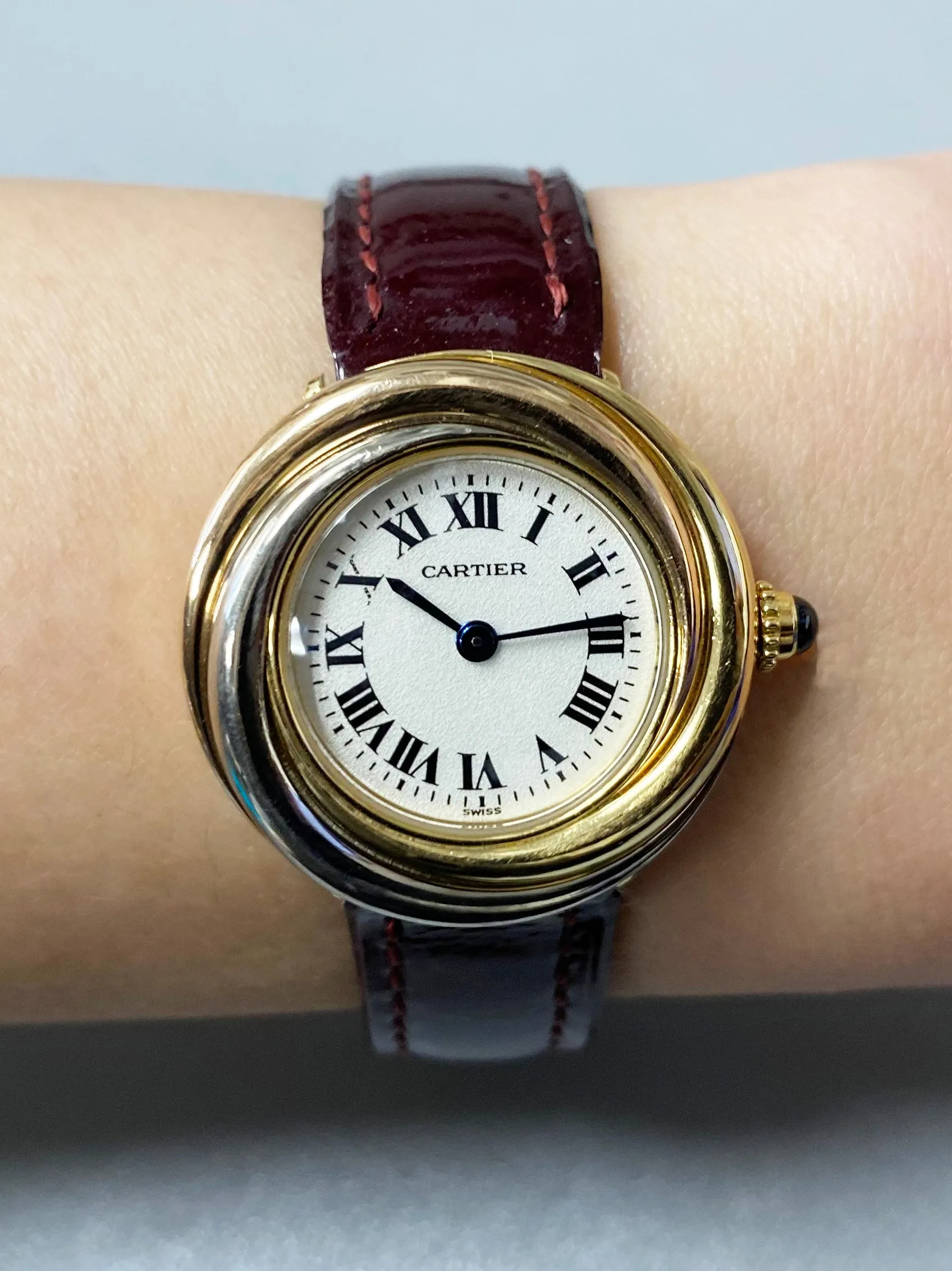 Cartier Trinity 2357 18k Gold Ladies Watch