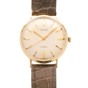 Cartier Yellow Gold Automatic Watch, 1960s