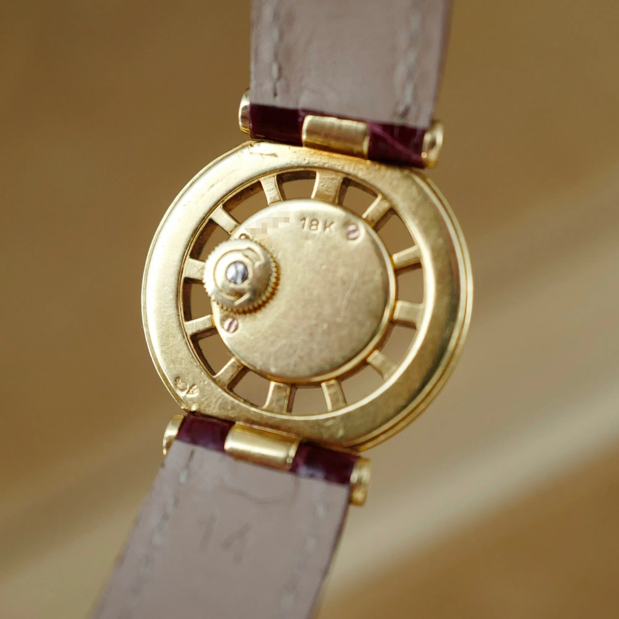 Cartier Yellow Gold Gouvernail Helm Watch (New Arrival)