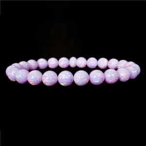 Cherry Blossom Opal Beaded Bracelet
