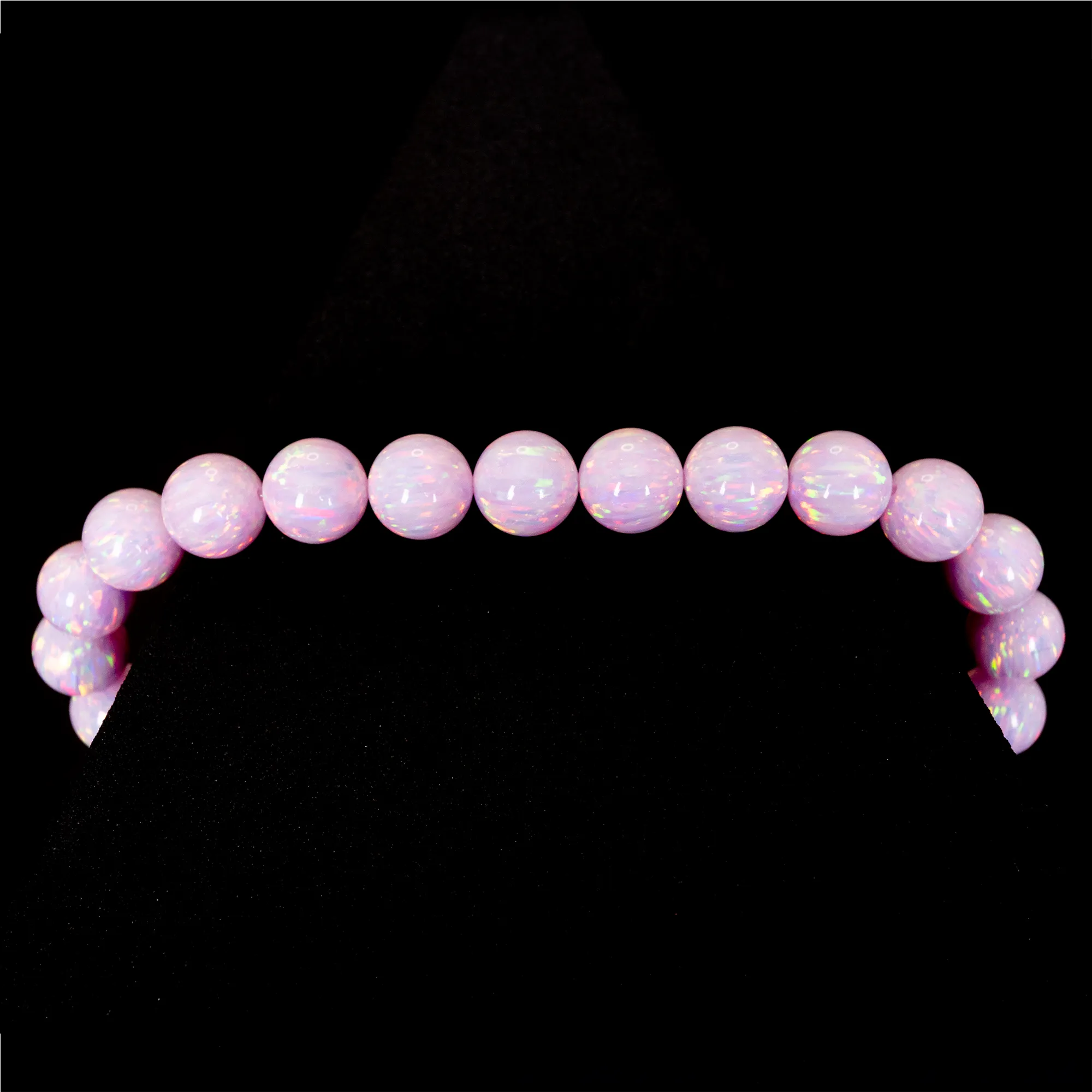 Cherry Blossom Opal Beaded Bracelet