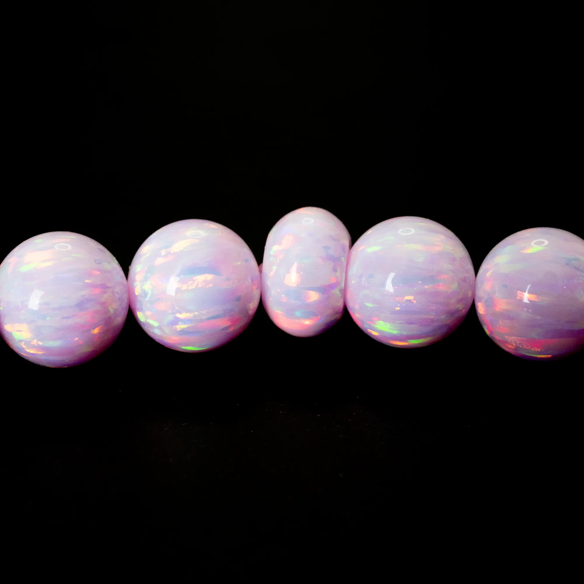 Cherry Blossom Opal Beaded Bracelet