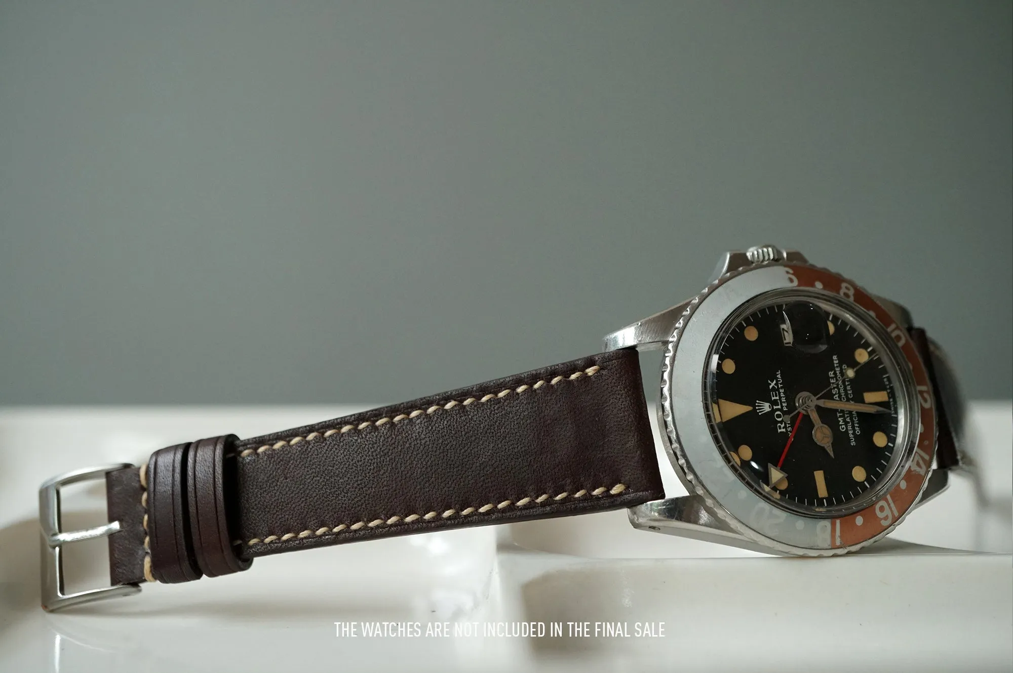 CHOCOLATE BROWN NOVONAPPA SMOOTH CALF CUSTOM MADE STRAP