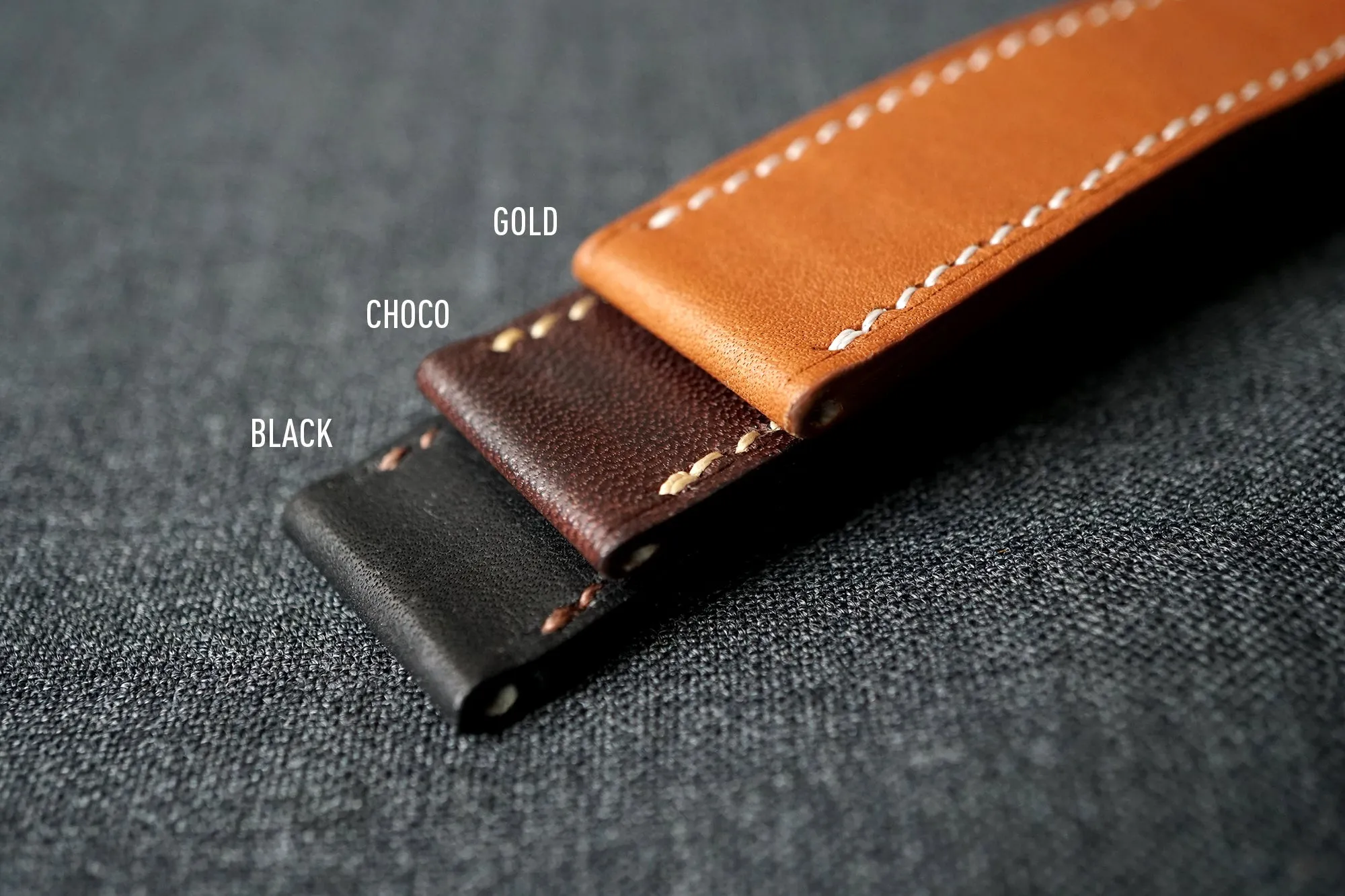 CHOCOLATE BROWN NOVONAPPA SMOOTH CALF CUSTOM MADE STRAP