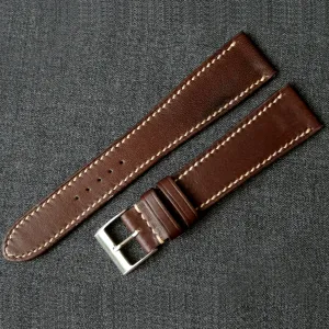CHOCOLATE BROWN NOVONAPPA SMOOTH CALF CUSTOM MADE STRAP