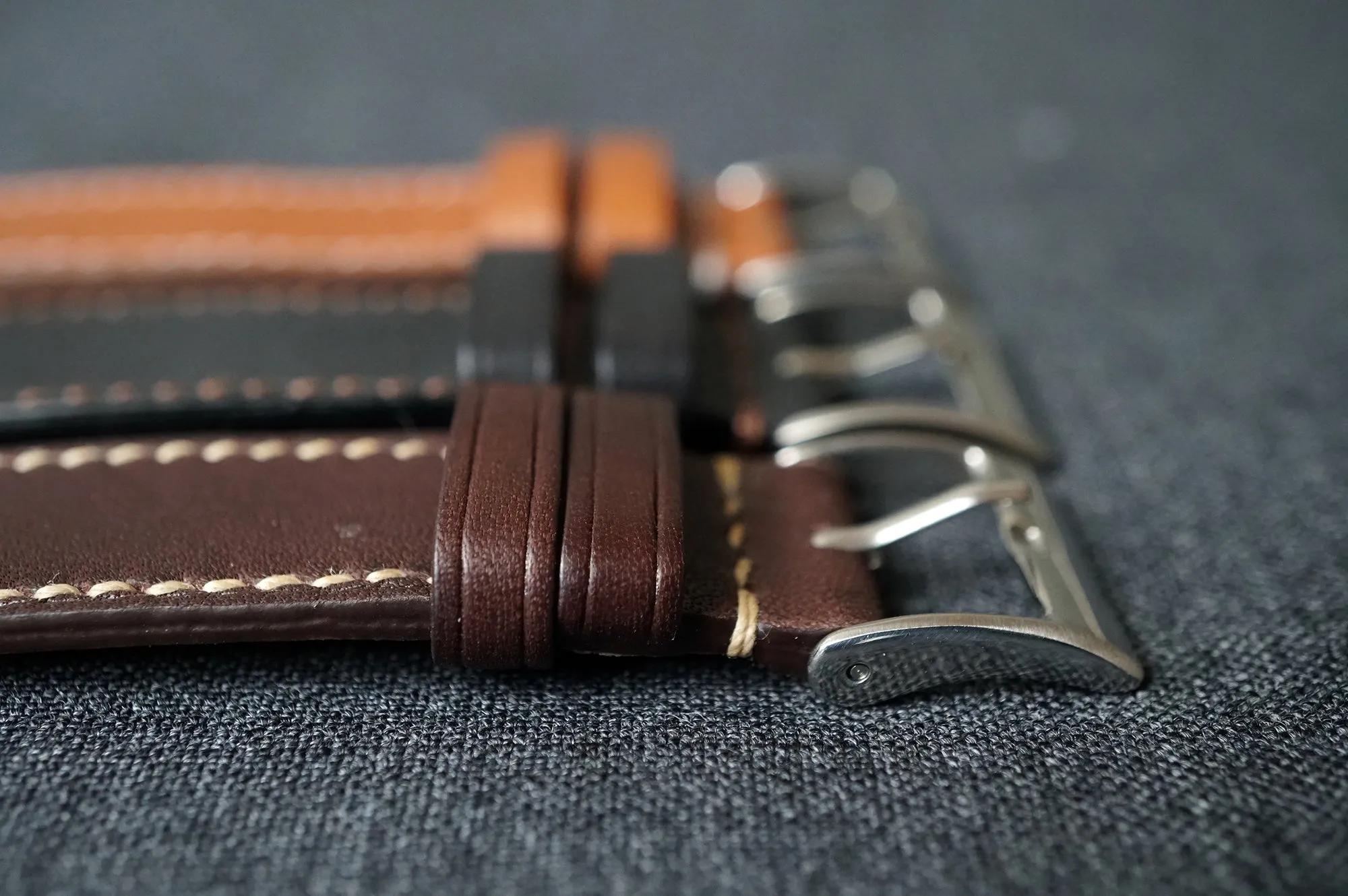 CHOCOLATE BROWN NOVONAPPA SMOOTH CALF CUSTOM MADE STRAP