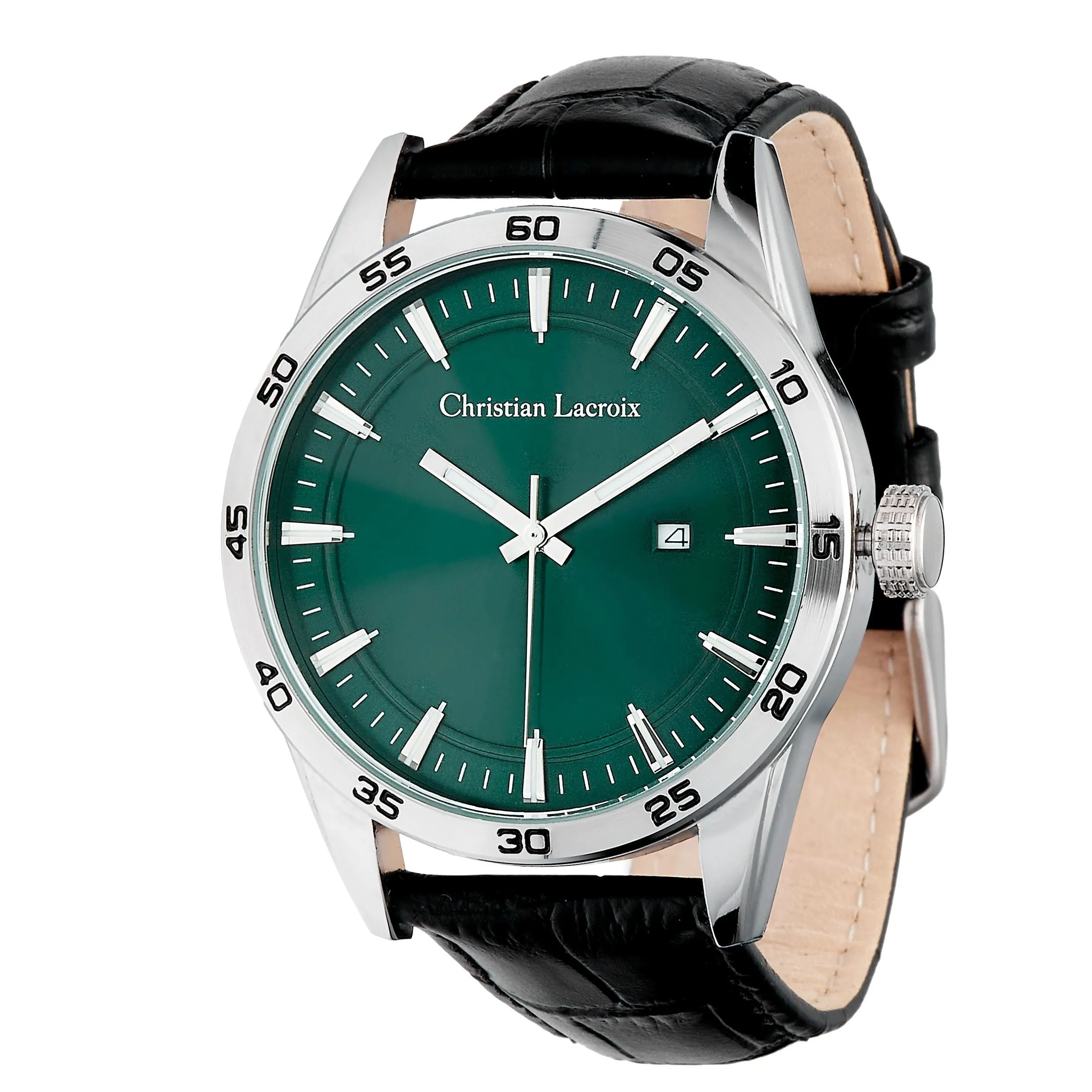 CHRISTIAN LACROIX LMD447A - Date watch Tempus Black / Green