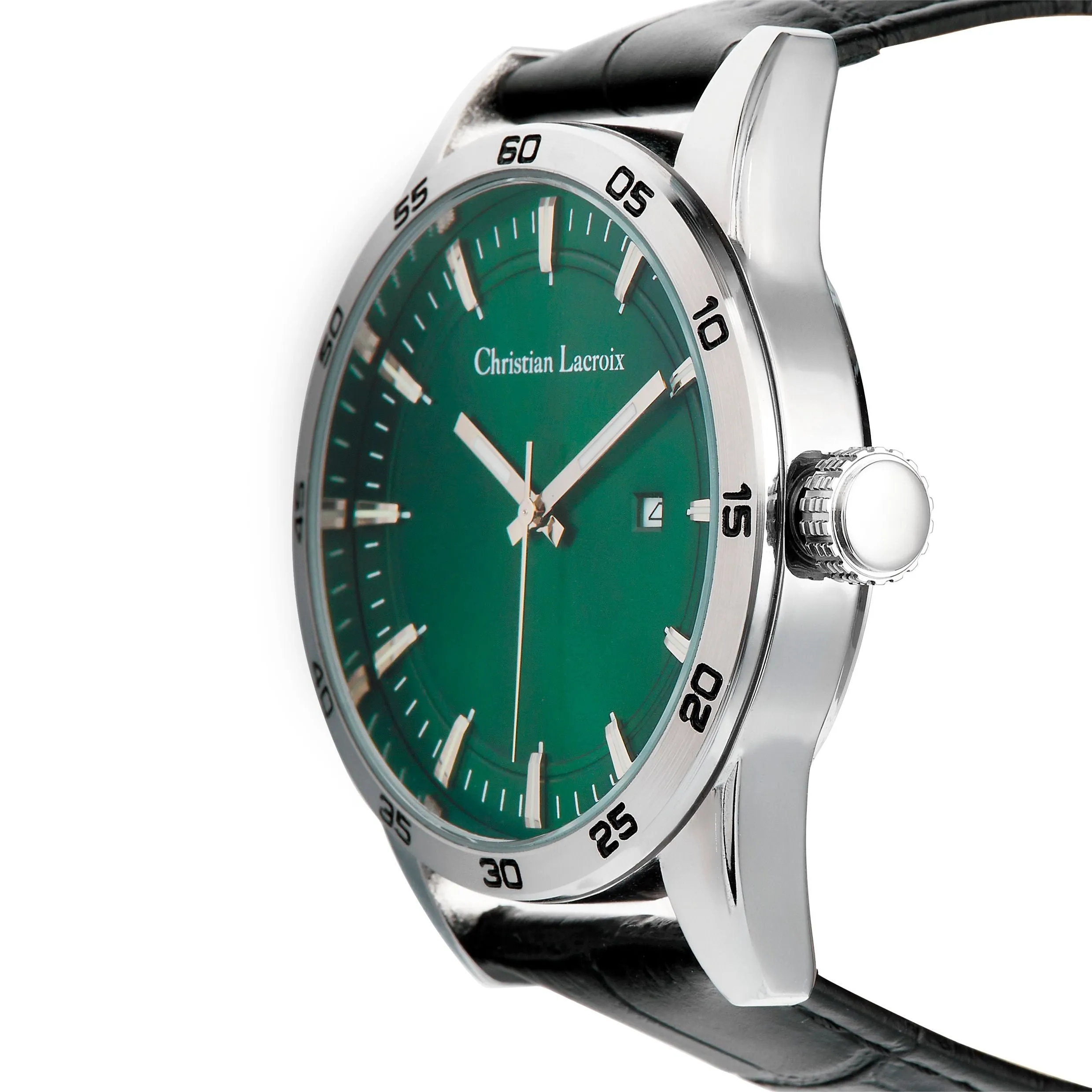 CHRISTIAN LACROIX LMD447A - Date watch Tempus Black / Green