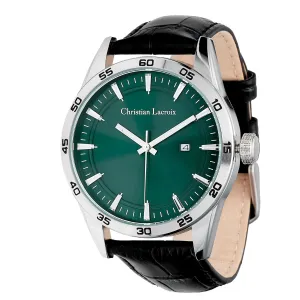 CHRISTIAN LACROIX LMD447A - Date watch Tempus Black / Green