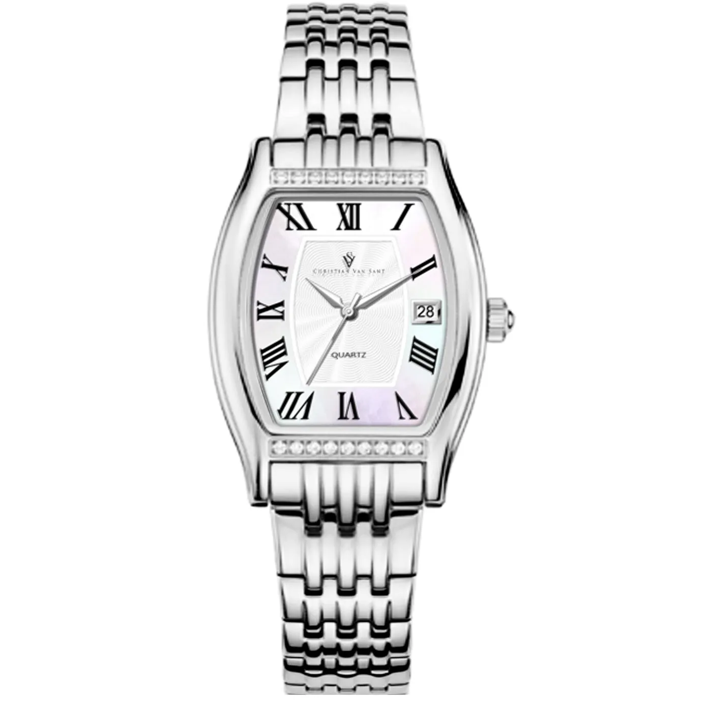Christian Van Sant Women's Gemma White Dial Watch - CV2450