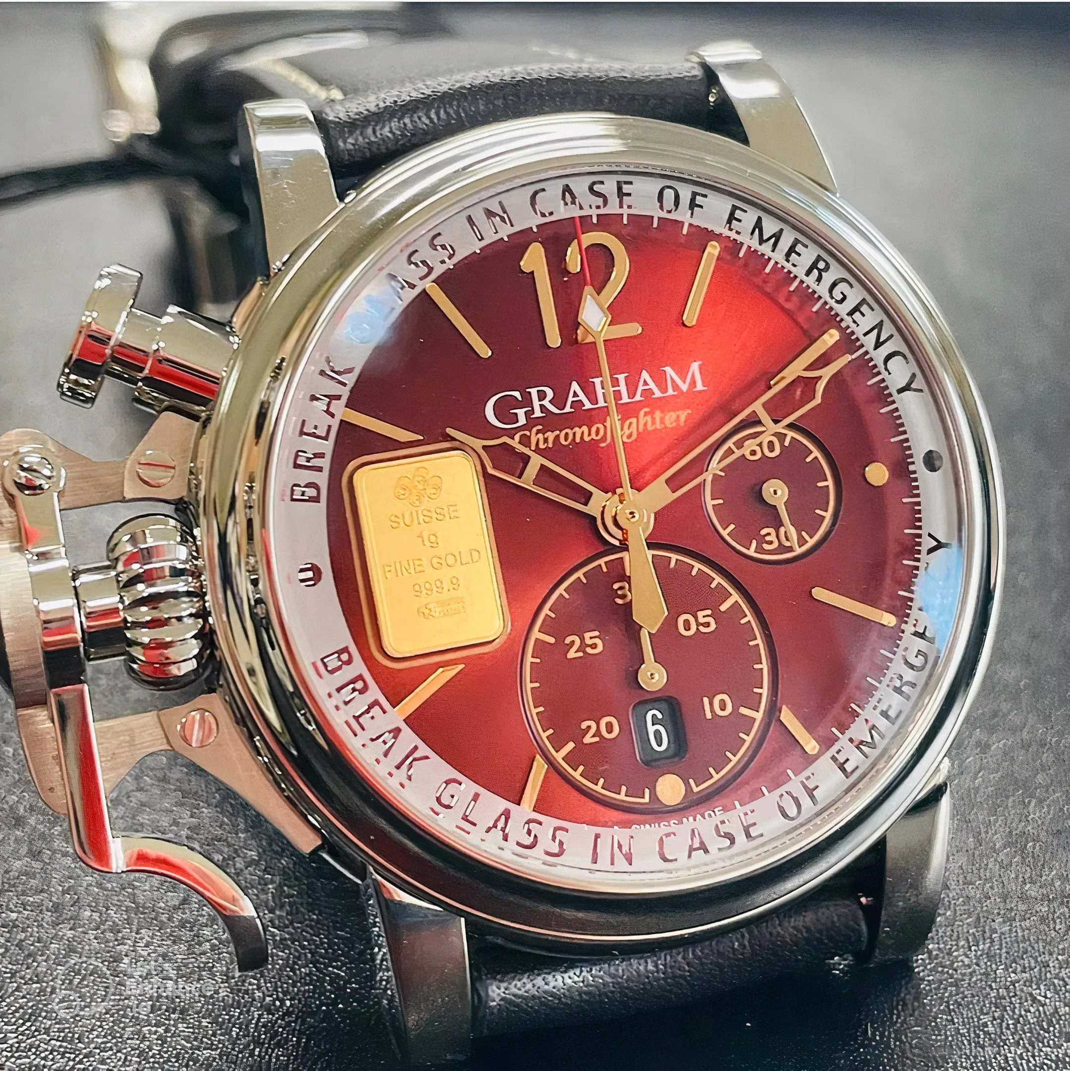 CHRONOFIGHTER VINTAGE GOLD EMERGENCY - RED EDITION