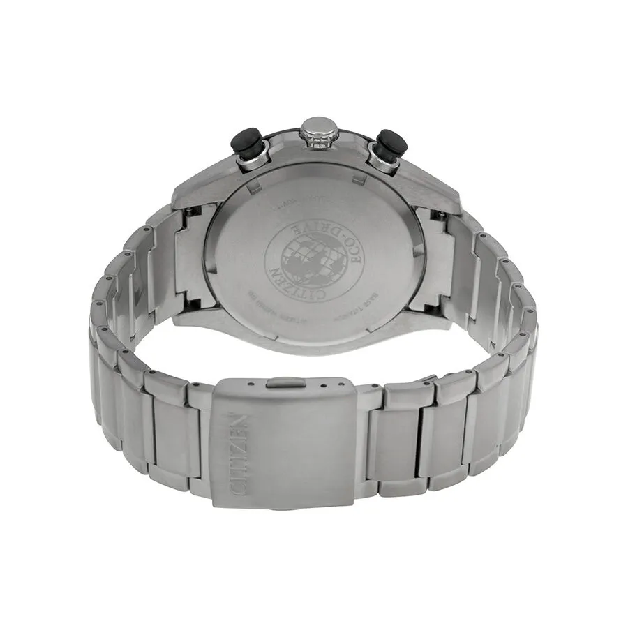 Citizen Eco Drive Chronograph Black Dial Men's Watch CA4240-82E