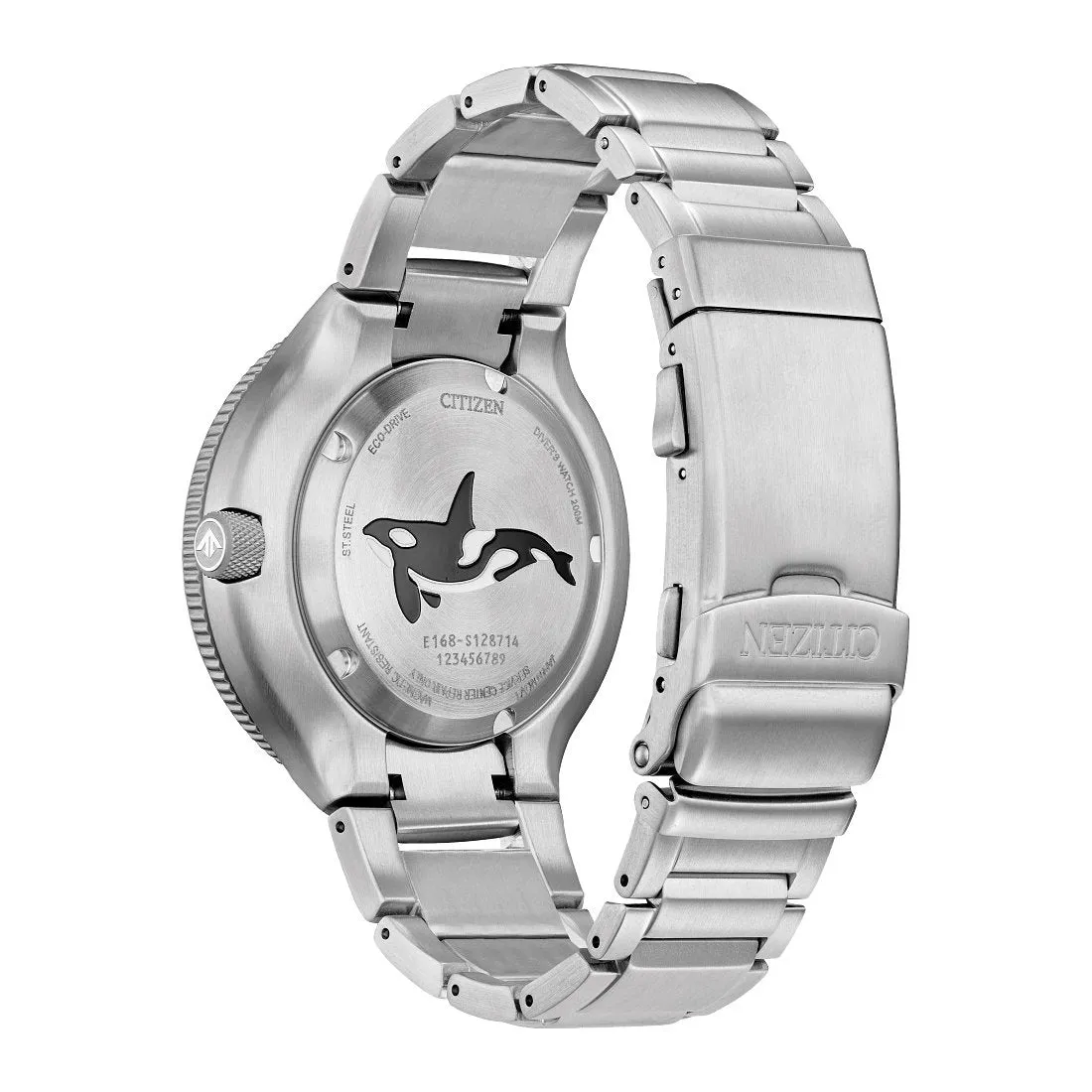 Citizen Promaster Sea Mens Eco Drive Stainless Steel Blue Dial Watch