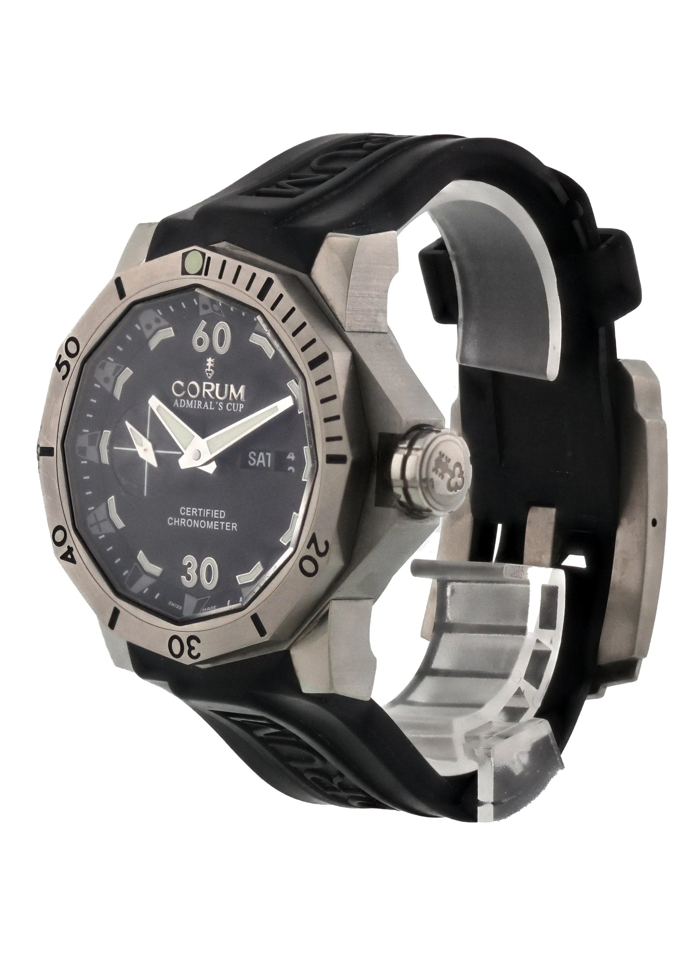 Corum Admiral's Cup 01.0085 Mens Watch Box Papers