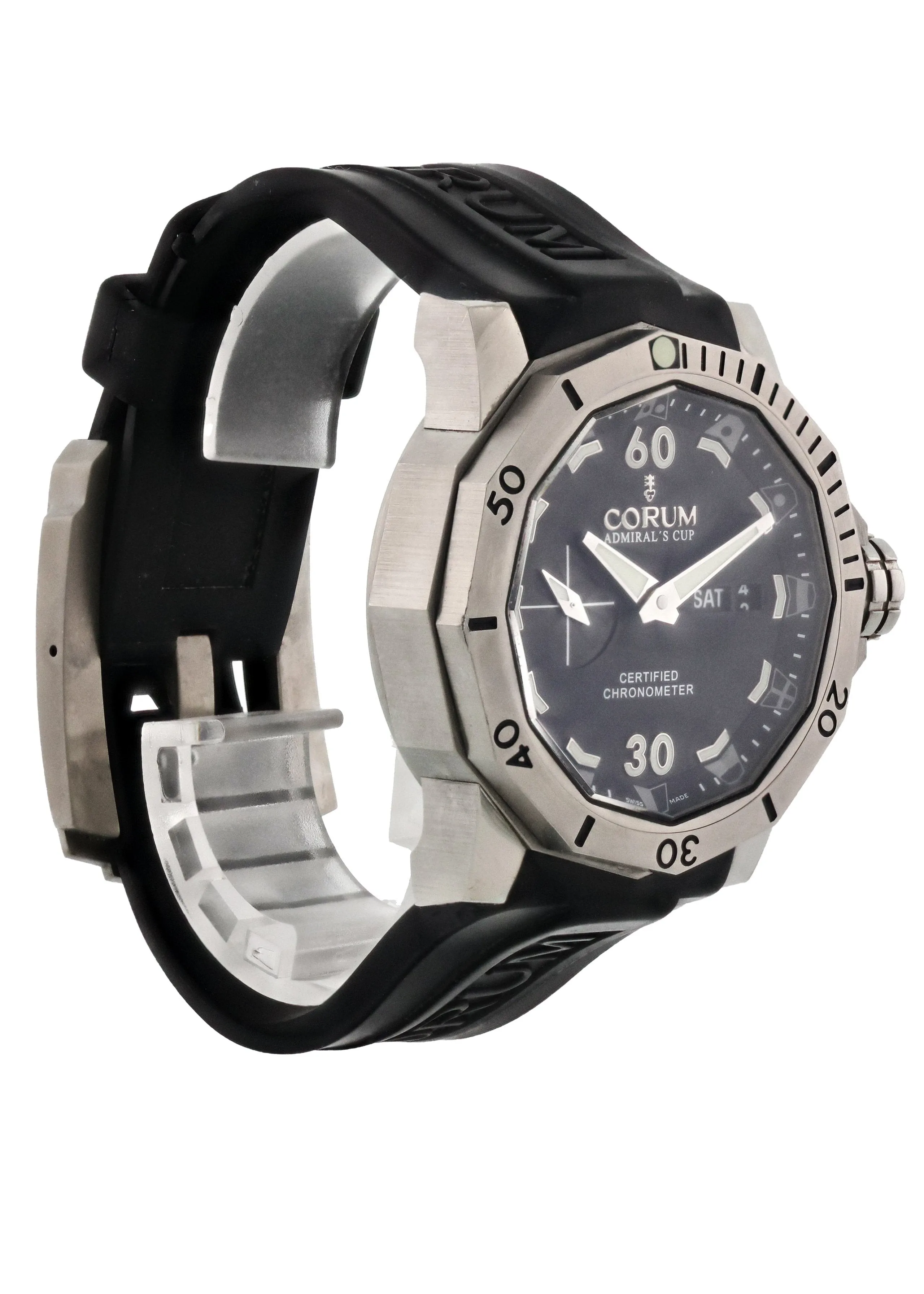 Corum Admiral's Cup 01.0085 Mens Watch Box Papers